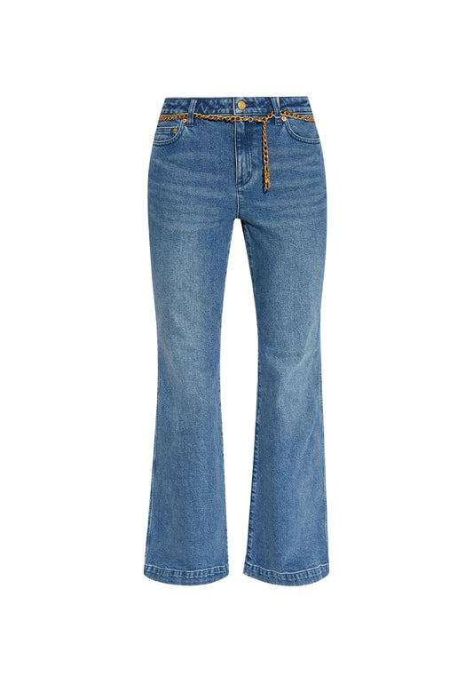 FLARE JEANS - DUSK BLUE WASH