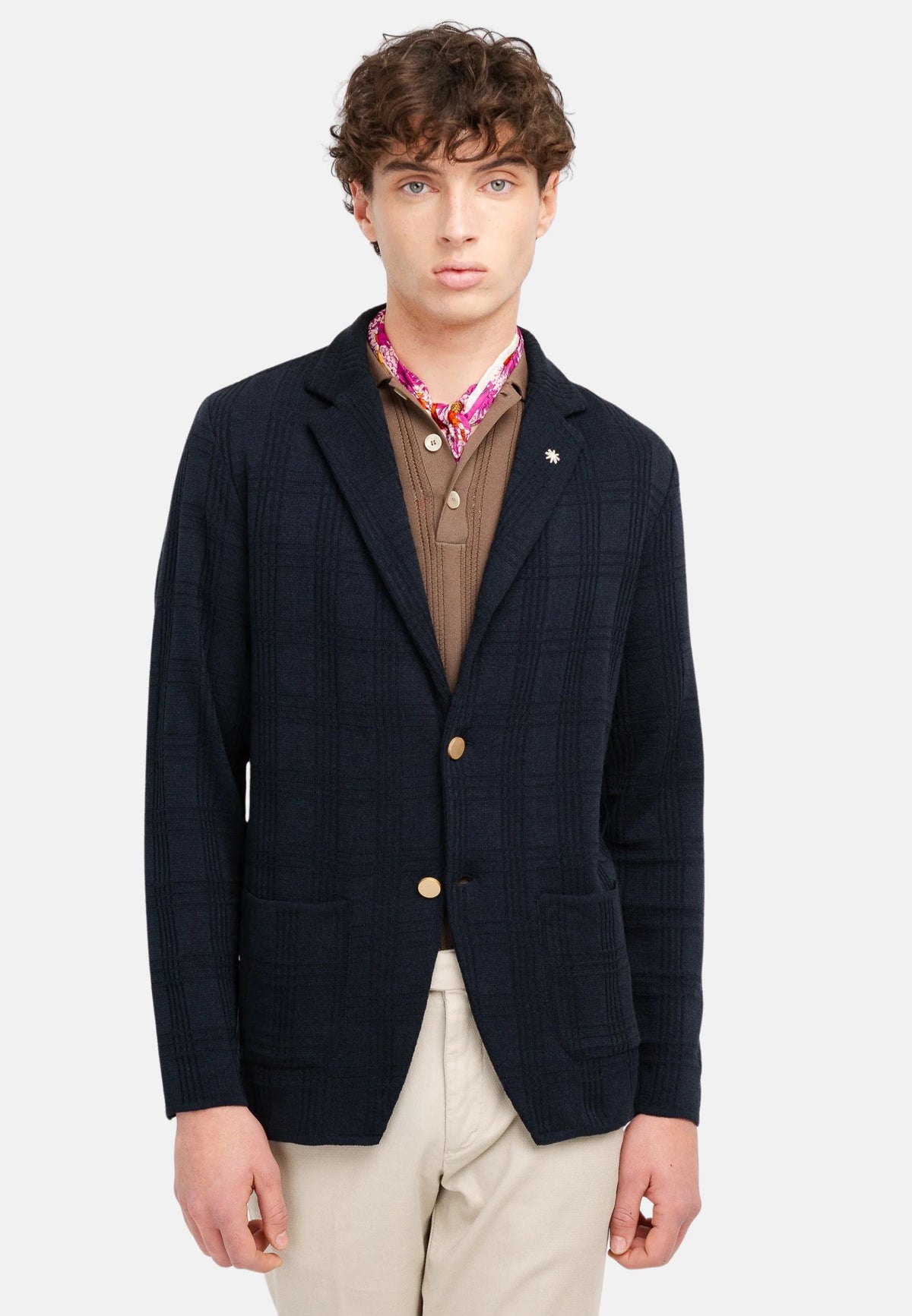 GIACCA MAGLIA - BLUE