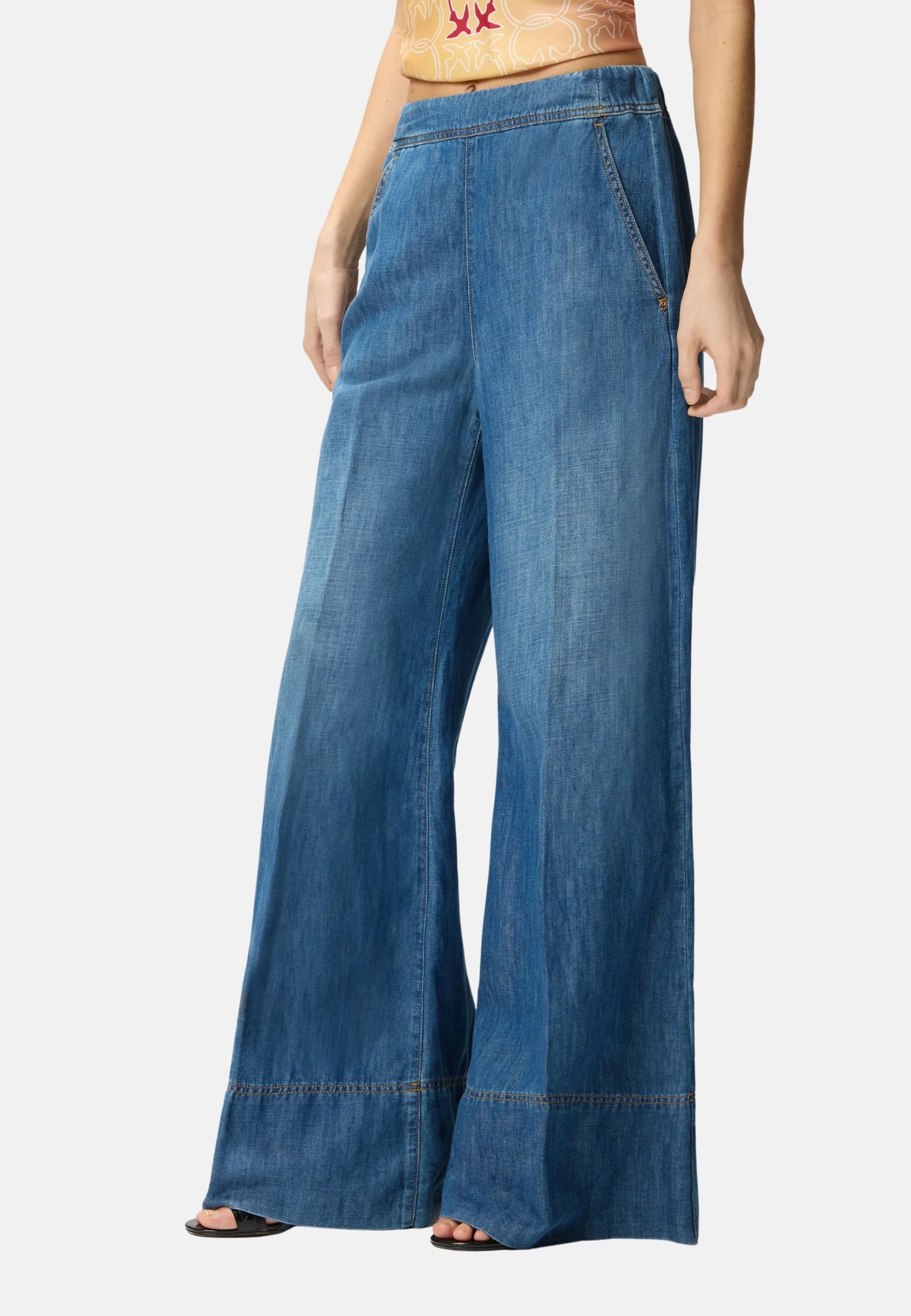SPIAGGIA PANTALONE LIGHT DENIM - LAVAGGIO MEDIO