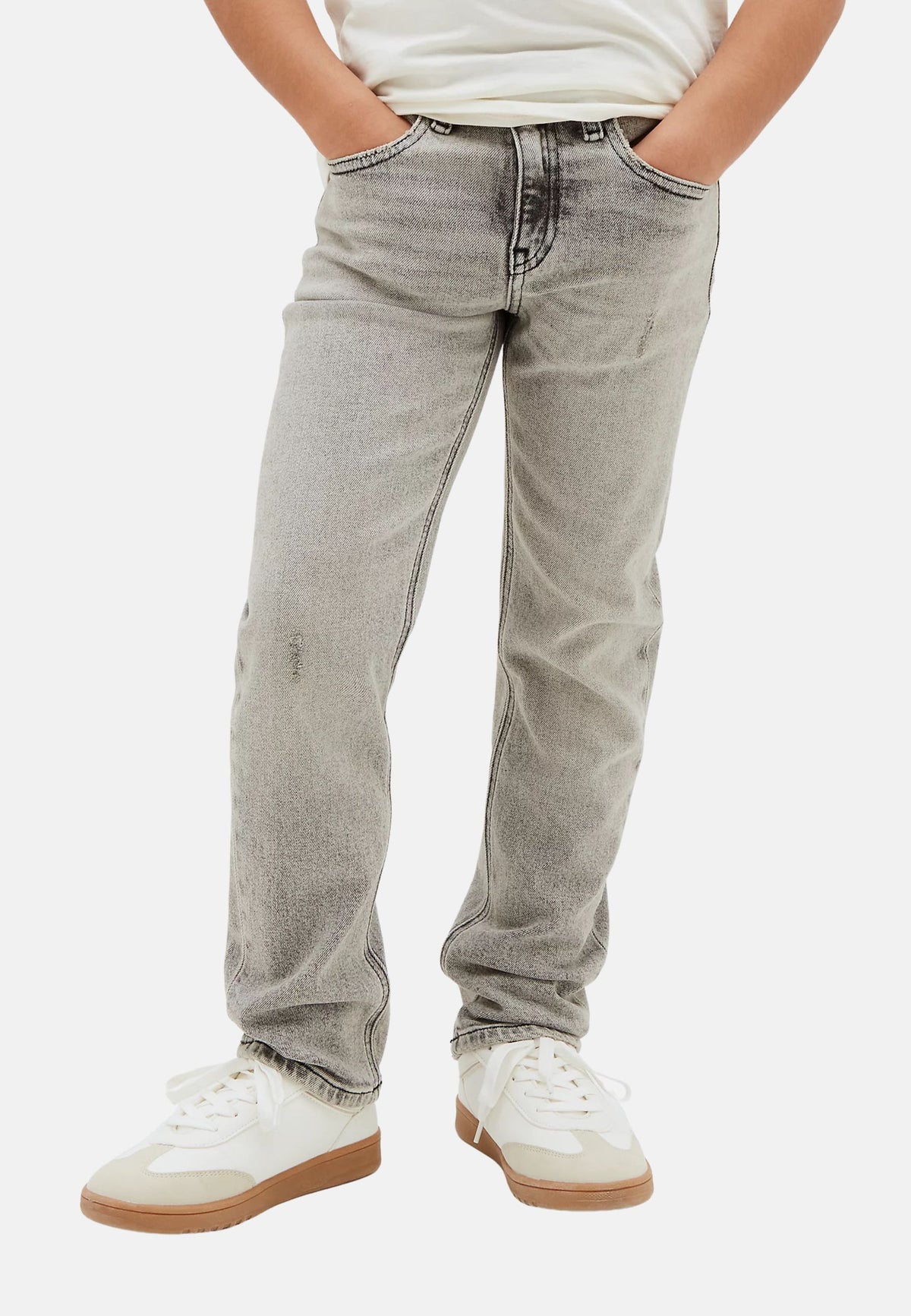 REG STRAIGHT - STONE GREY WASH