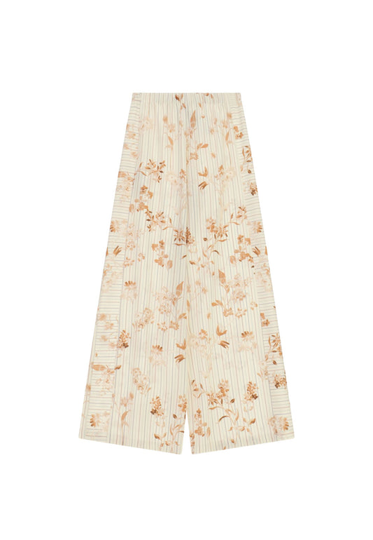 PANTALONE - PANNA/RUGGINE