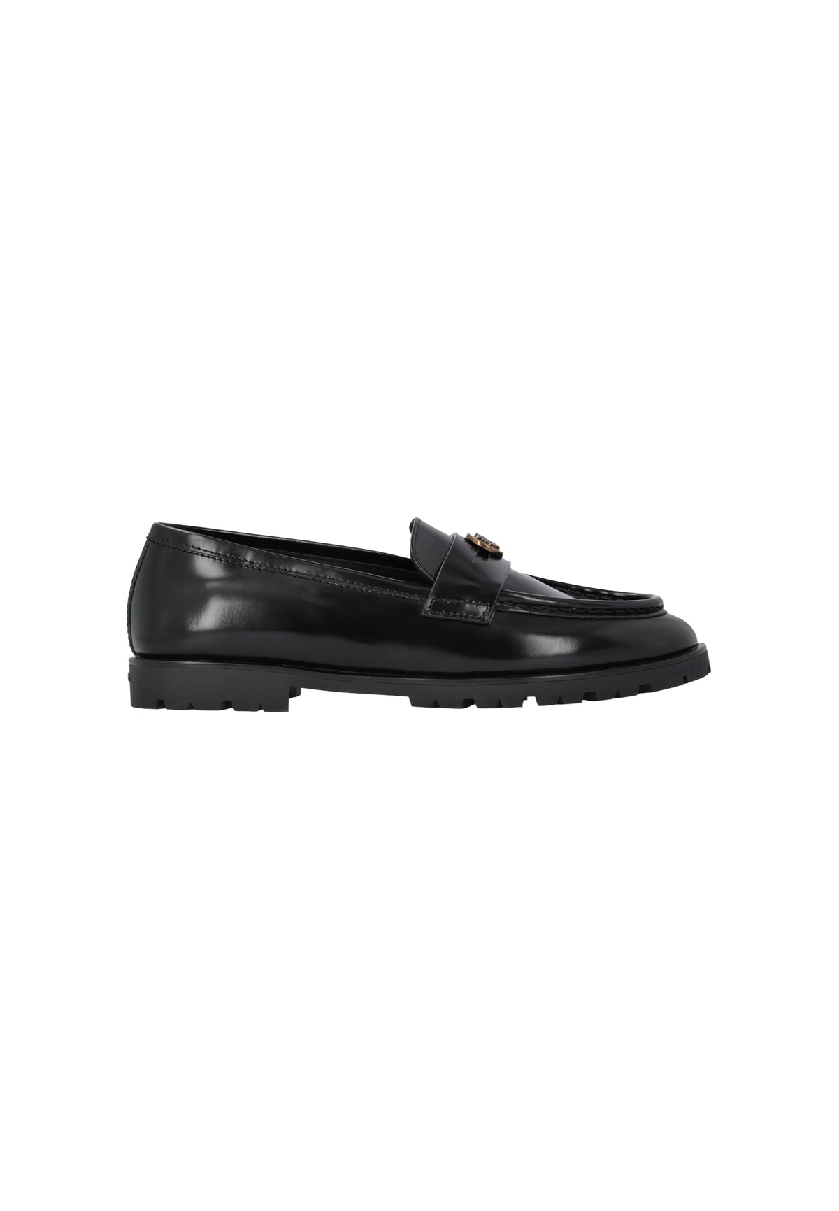 NORA 07 MOCASSINO CALF LEATHER - BLACK