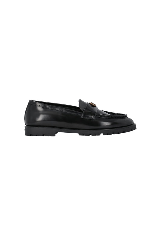 NORA 07 MOCASSINO CALF LEATHER - BLACK