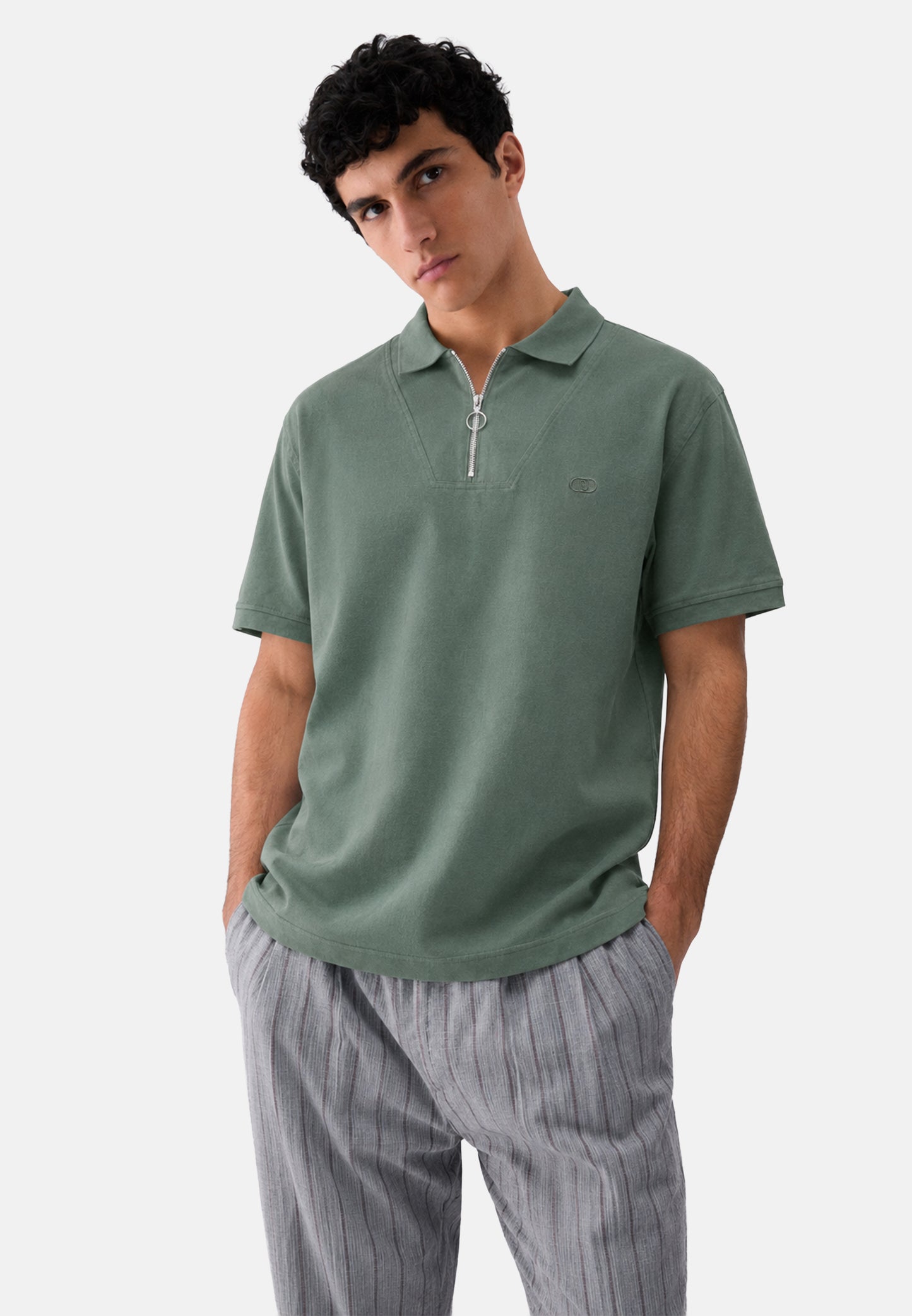 T-SHIRT BASICA M/C - verde