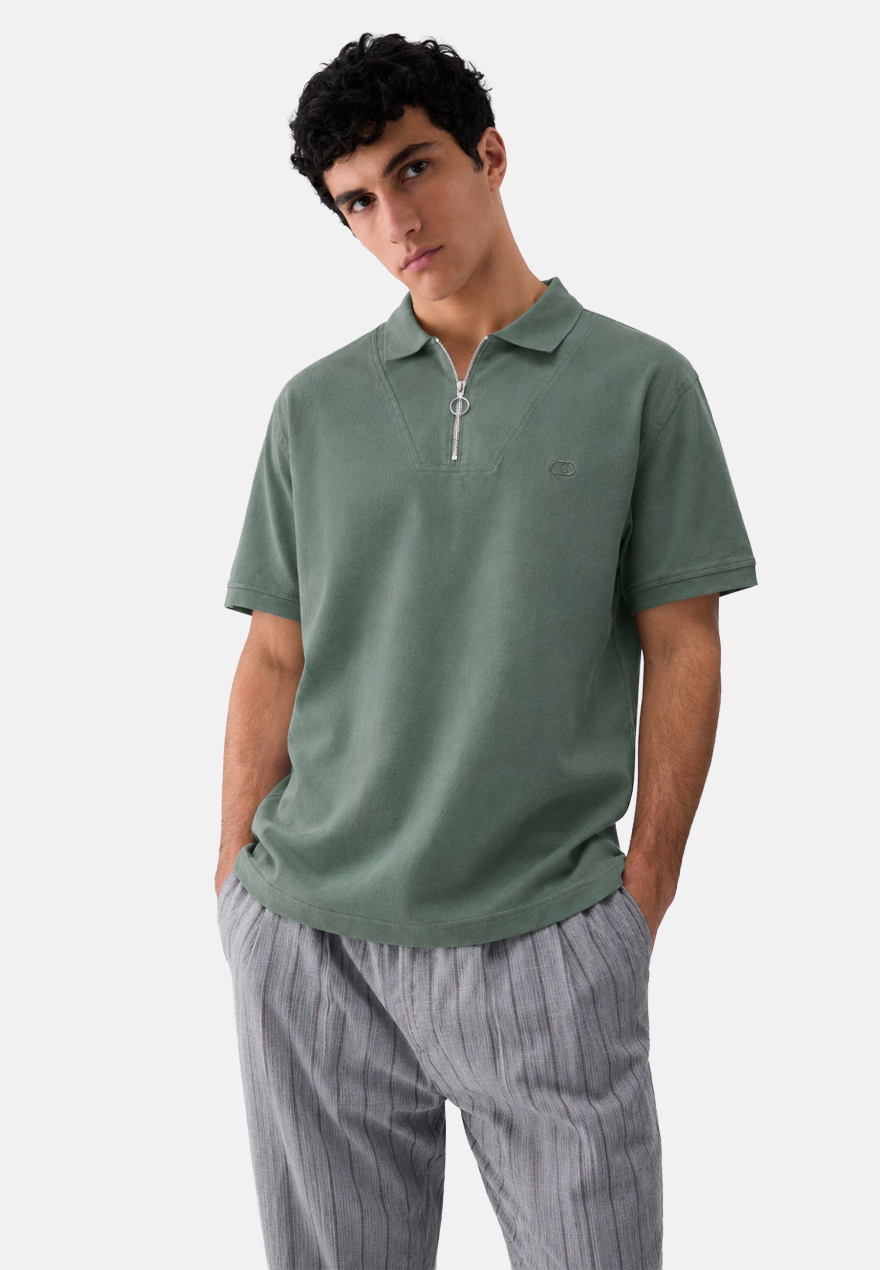 T-SHIRT BASICA M/C - verde