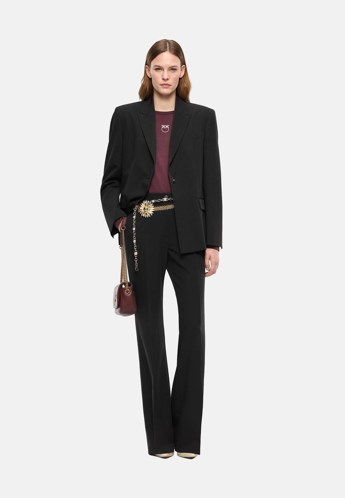 PETALO PANTALONE FLUIDO - BLACK