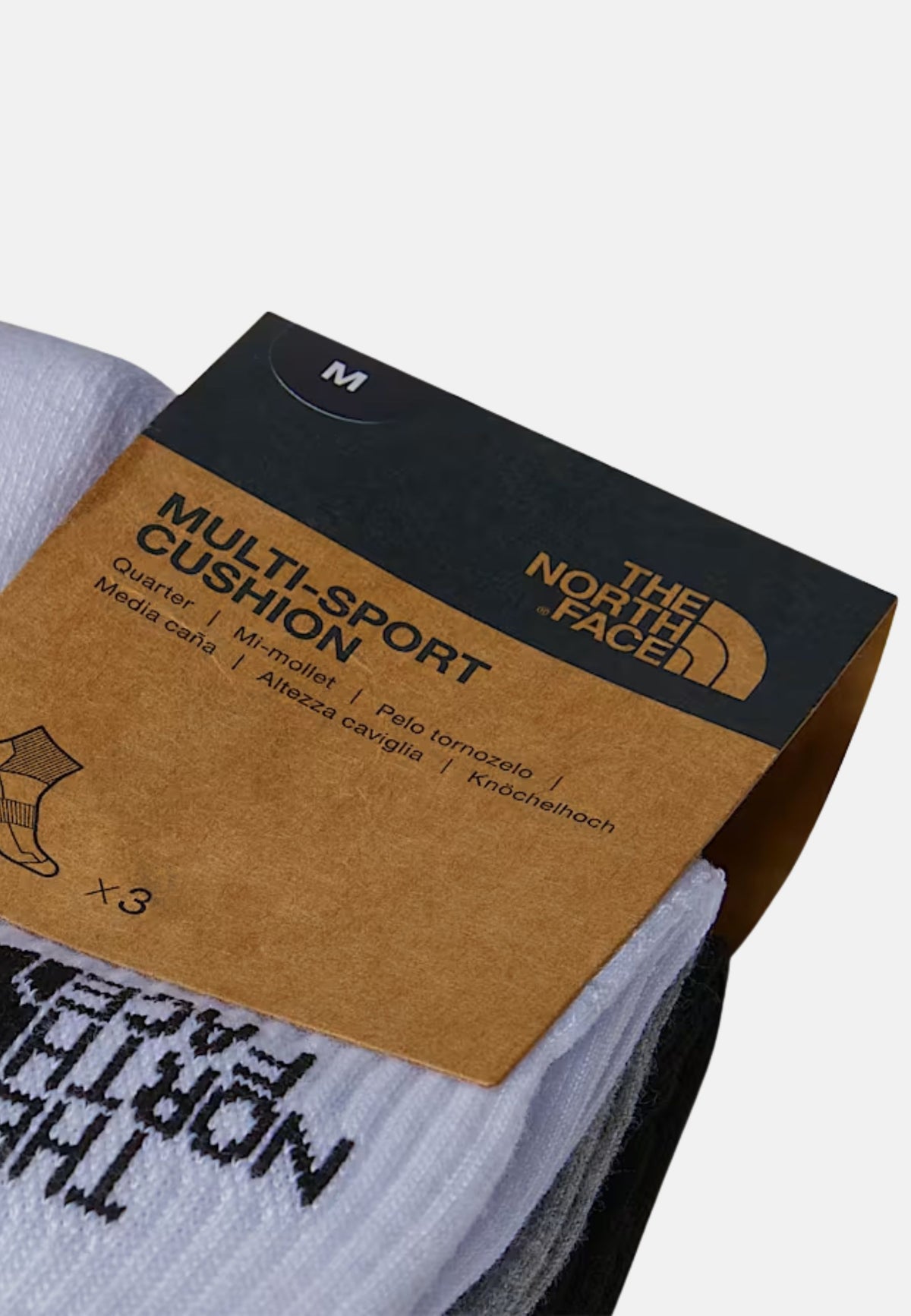 MLSPRT SOCK CSH QRTR 3P - BLACK ASSORTED