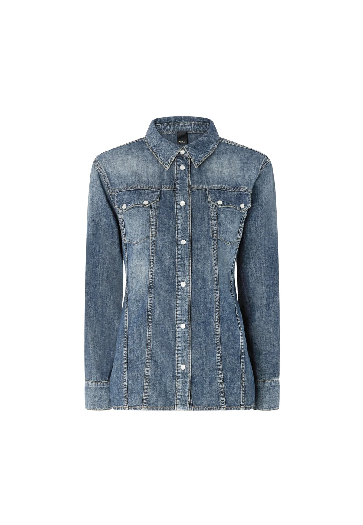 CASTELDORIA CAMICIA LIGHT DENIM - LAVAGGIO MEDIO