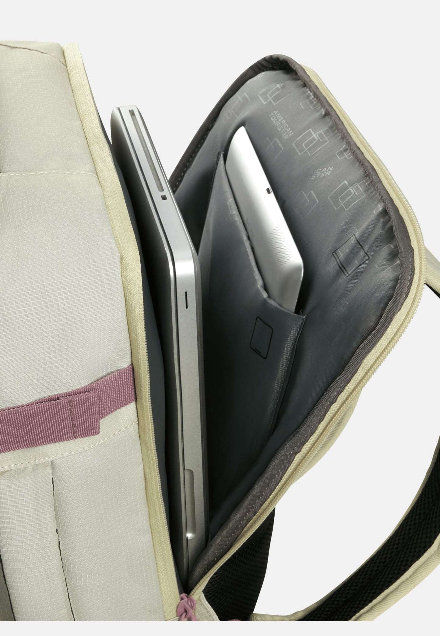 TAKE2CABIN CASUAL BACKPACK MS - COCONUT SAND/GALACTIC MAUVE
