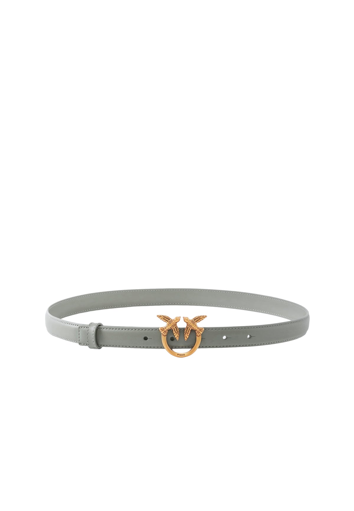 LOVE BERRY H2 BELT.LOW VITELLO SETA - GRIGIO PERLA