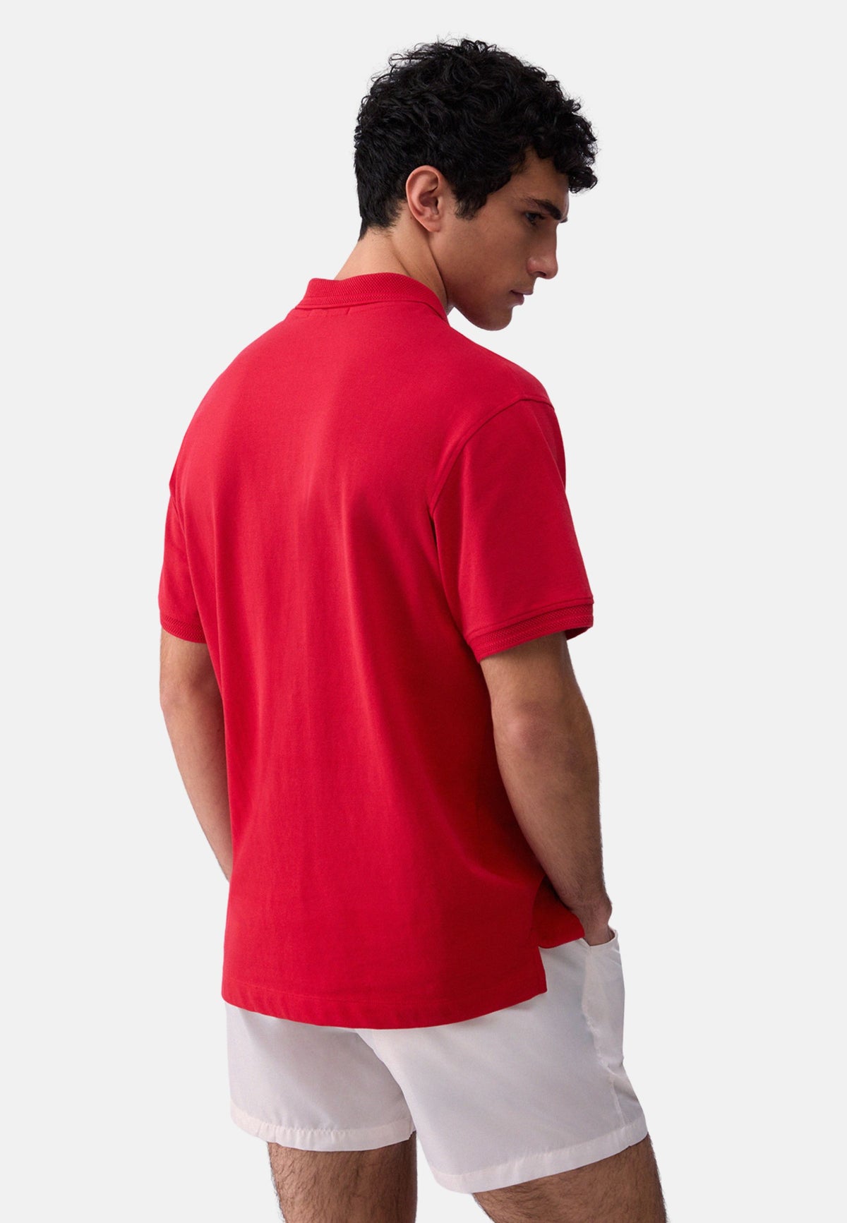 POLO POLOBORDO - ROUGE FRAMBOISE