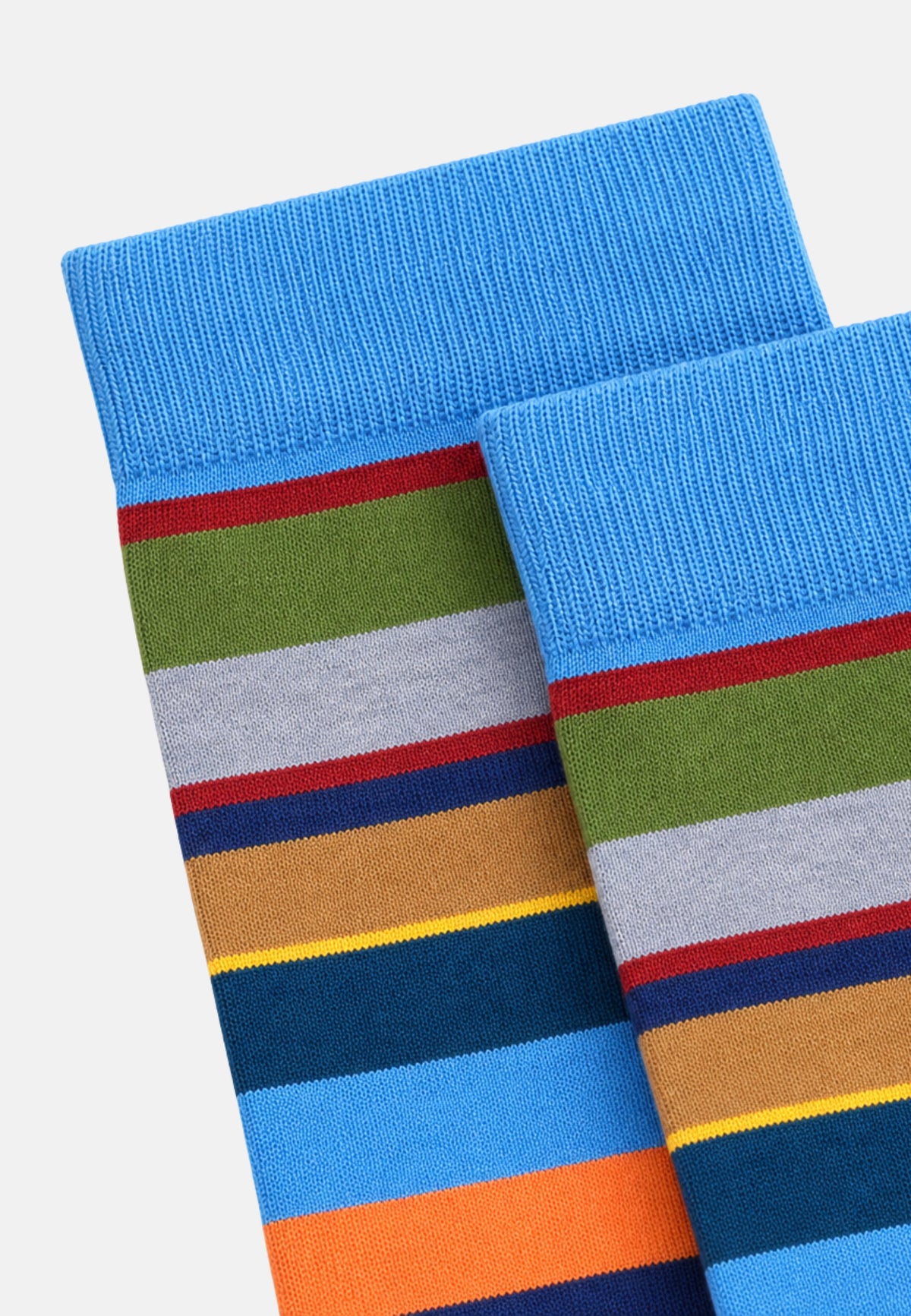 CALZINO LUNGO LEGGERO RIGHE MULTICOLOR - PORTOFINO