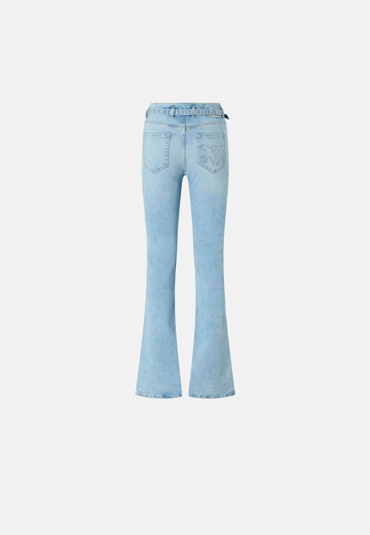 FLORA FLARE LIGHT WASH DENIM STRETCH - LAVAGGIO M
