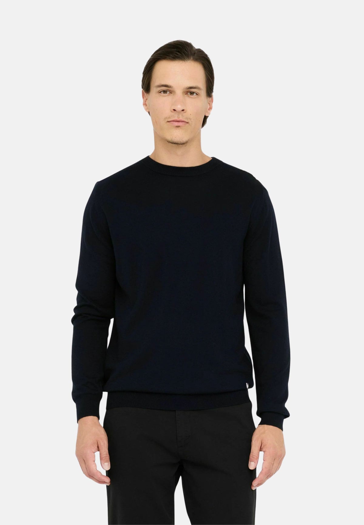 MAGLIA GIROCOTSETA - DARK BLUE