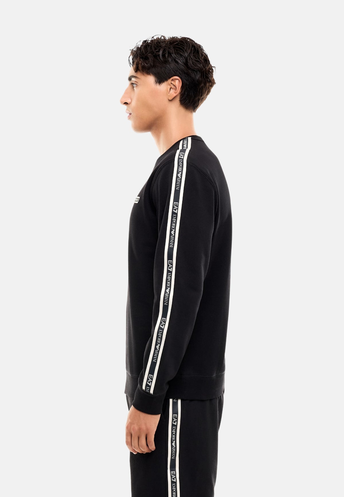 FELPA GIROCOLLO - BLACK