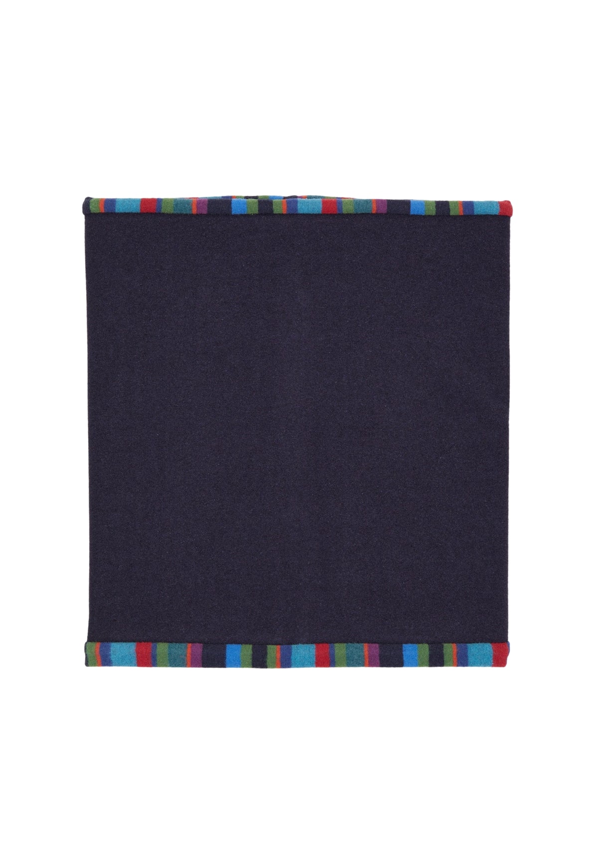 DONNA COLLO PILE CON PROFILI E INTERNO RIGHE MULTICOLOR - NAVY/STRELIZIA