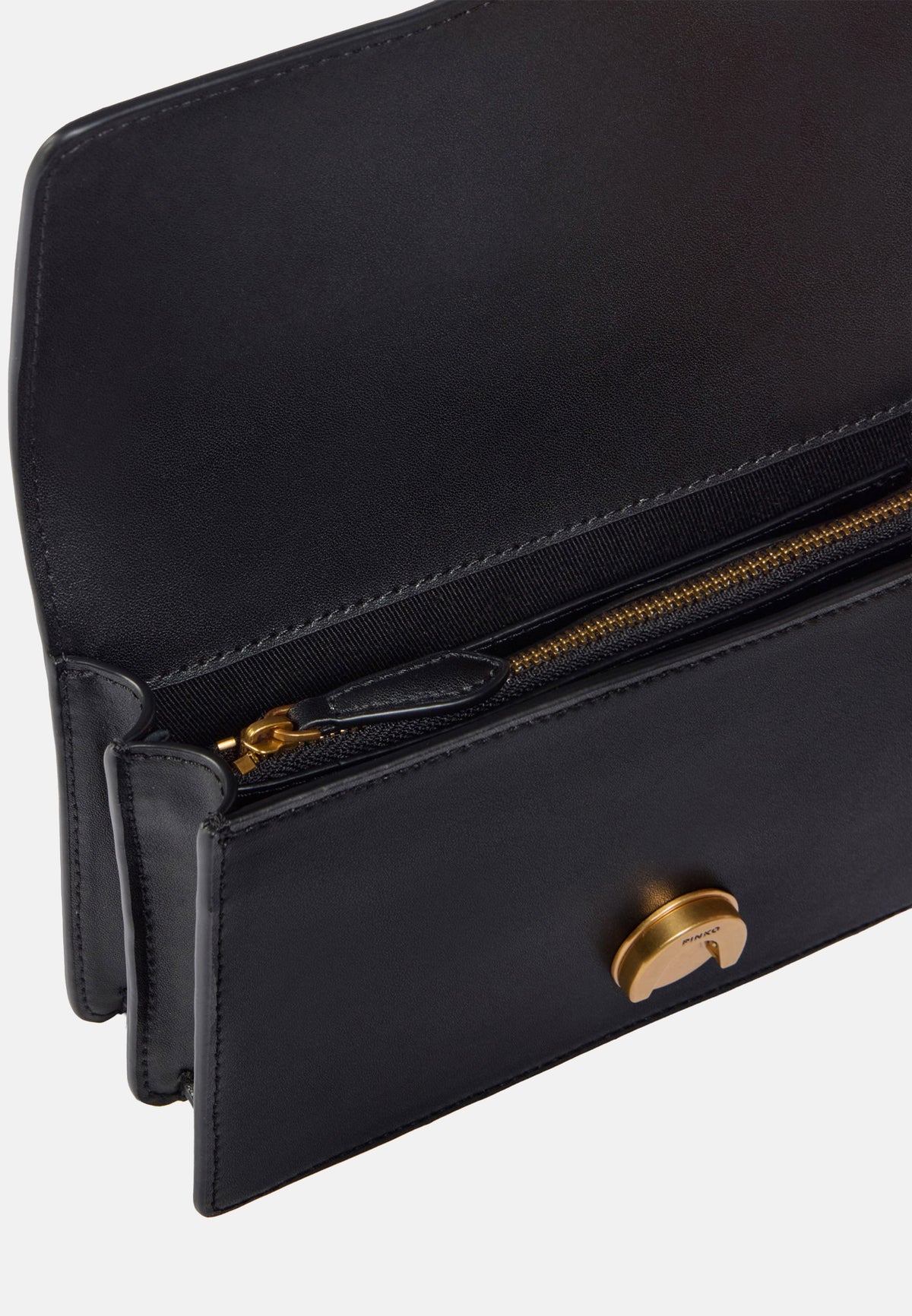 LOVE ONE MINI ST.SMALL B. VITELLO SETA - BLACK-ORO