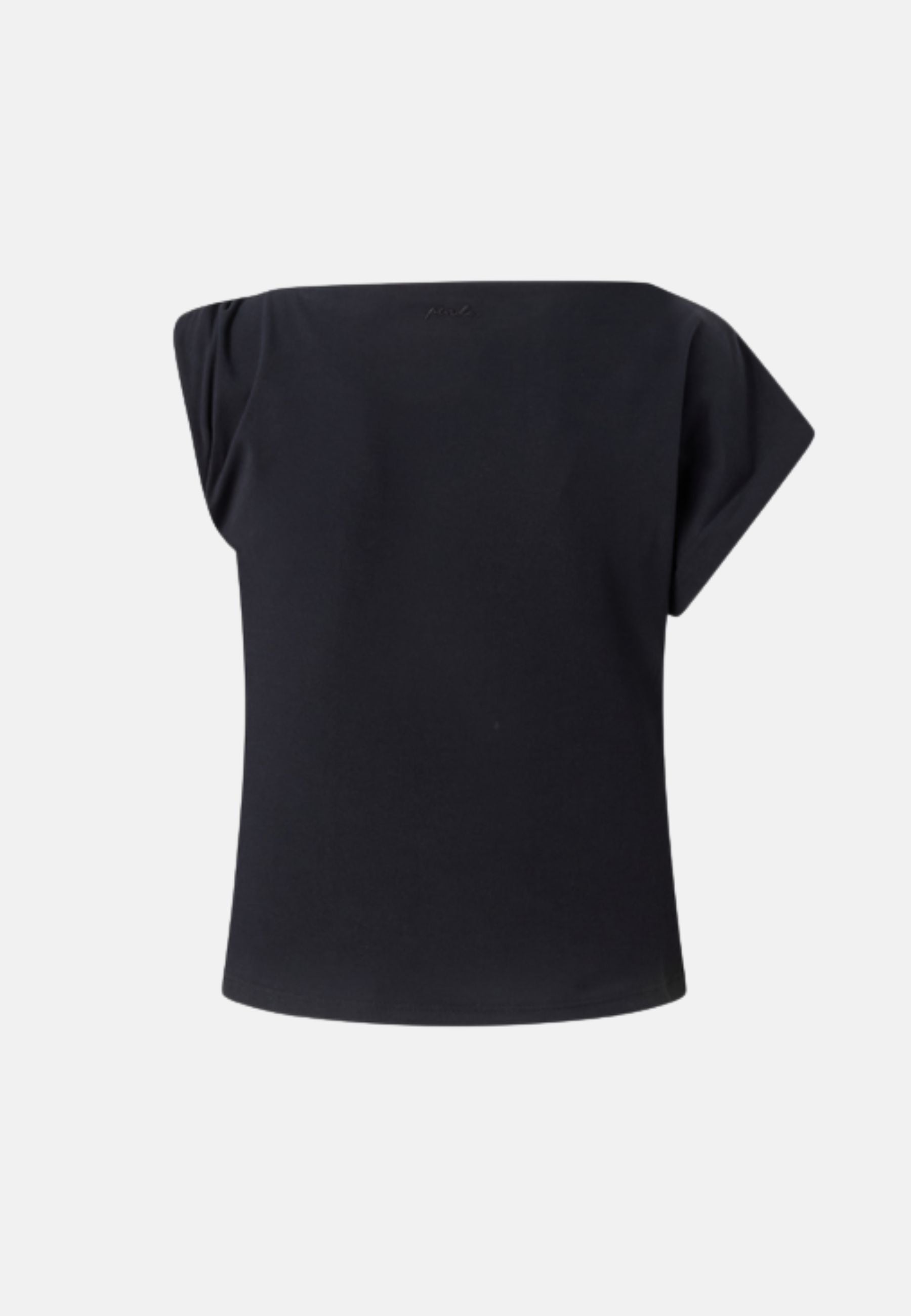 MARLENA MAGLIA JERSEY COTONE STRETCH - BLACK