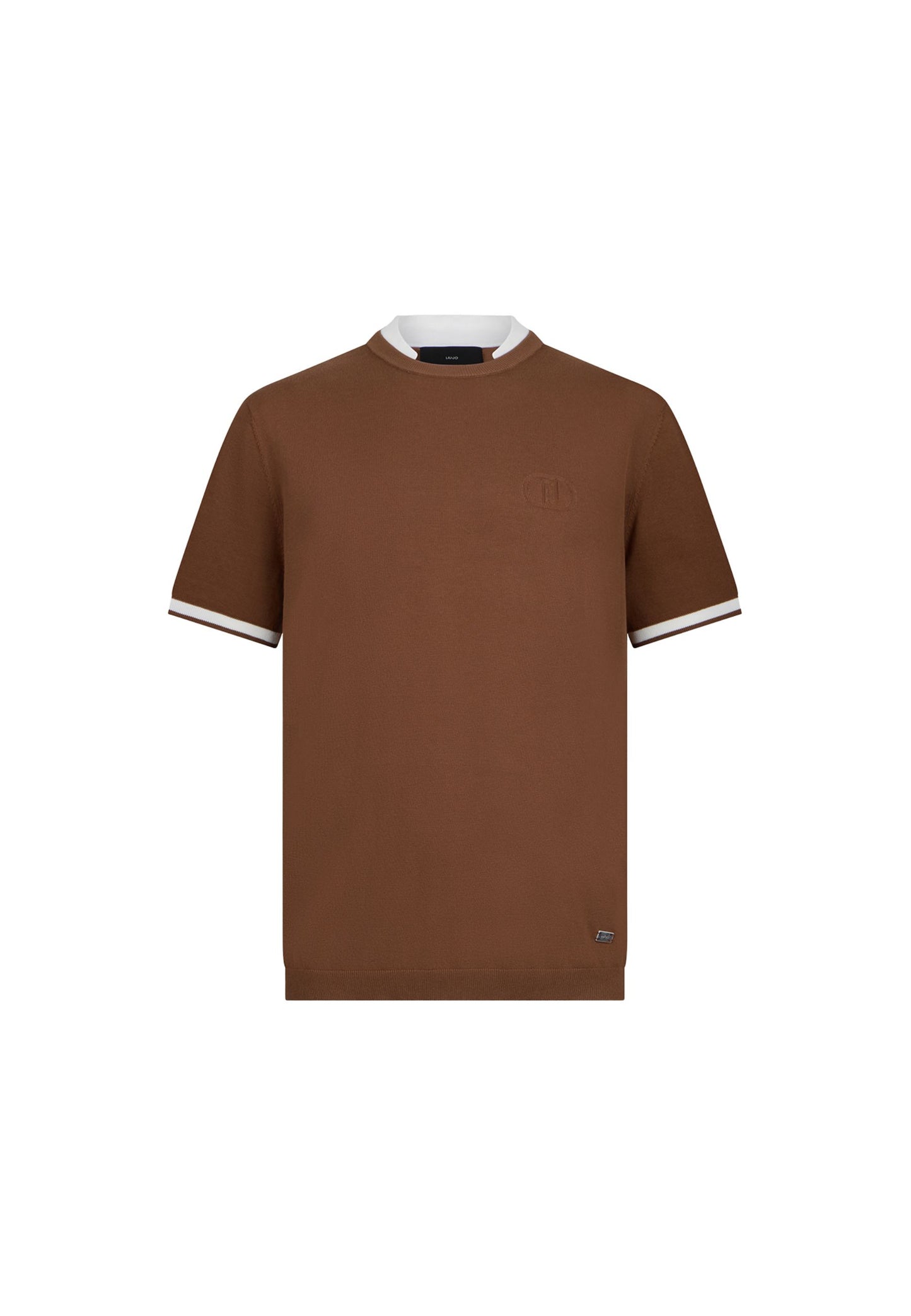 MAGLIA CHIUSA M/C - marrone
