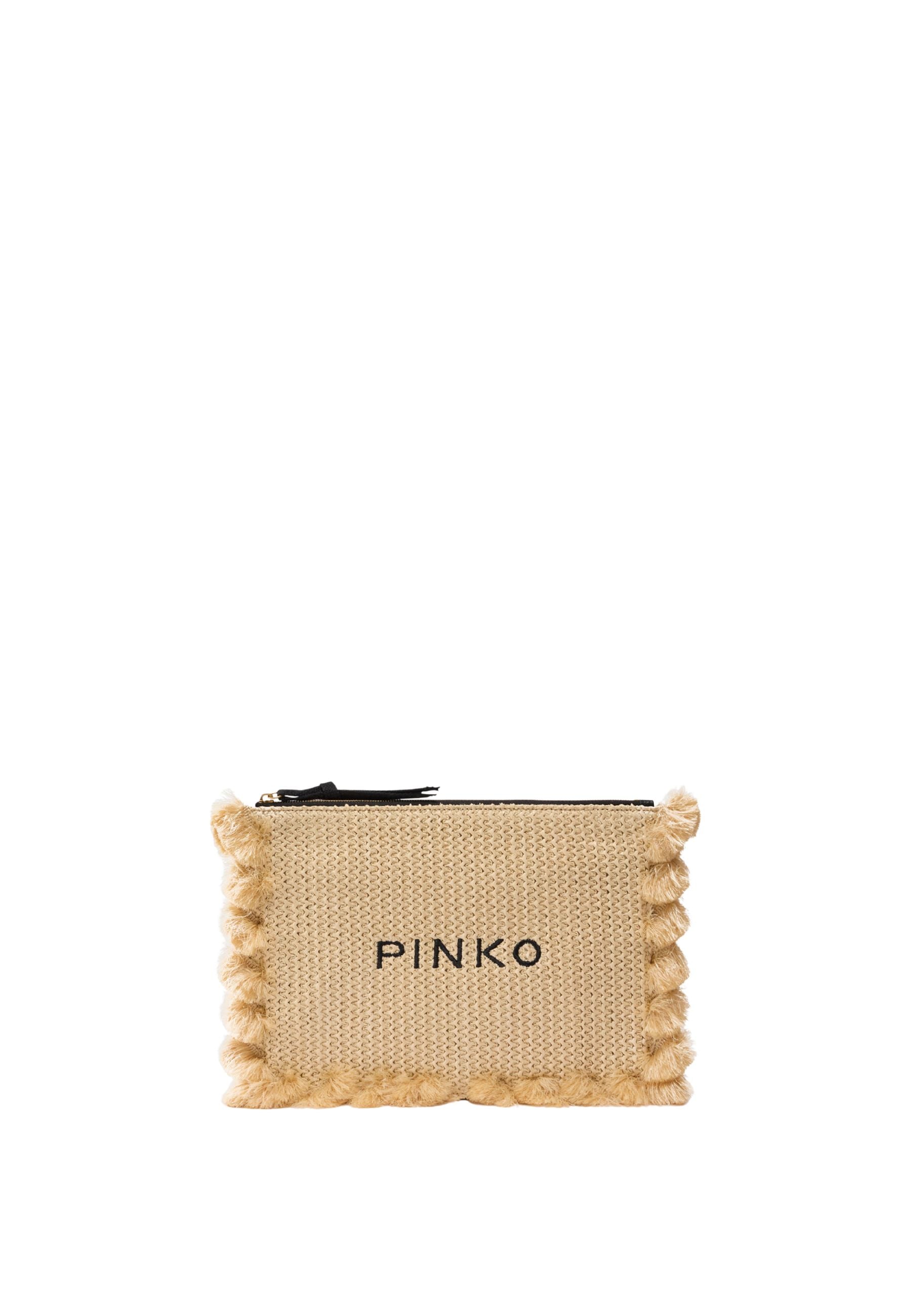 FLAT HANDLE RAFIA - PAGLIA/NERO