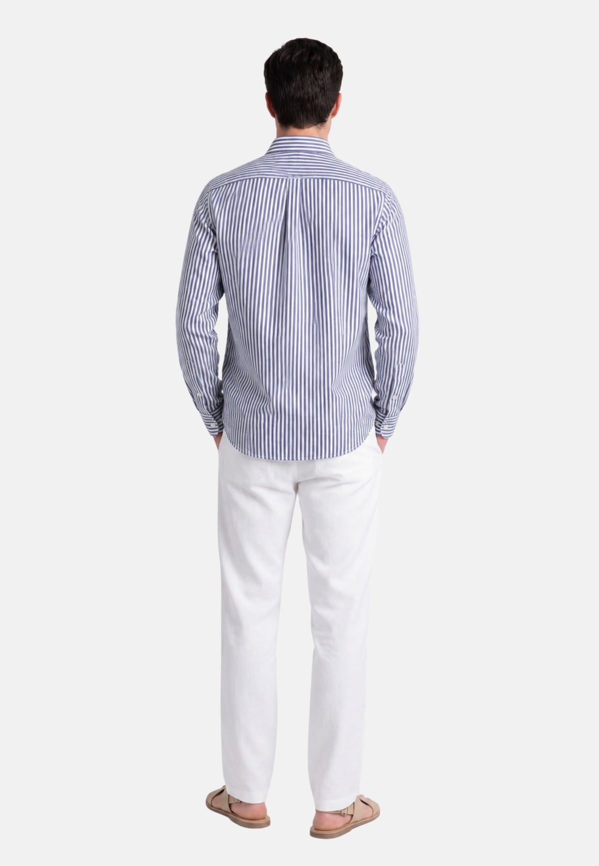 CAMICIA - RIGATA BIANCO/BLU