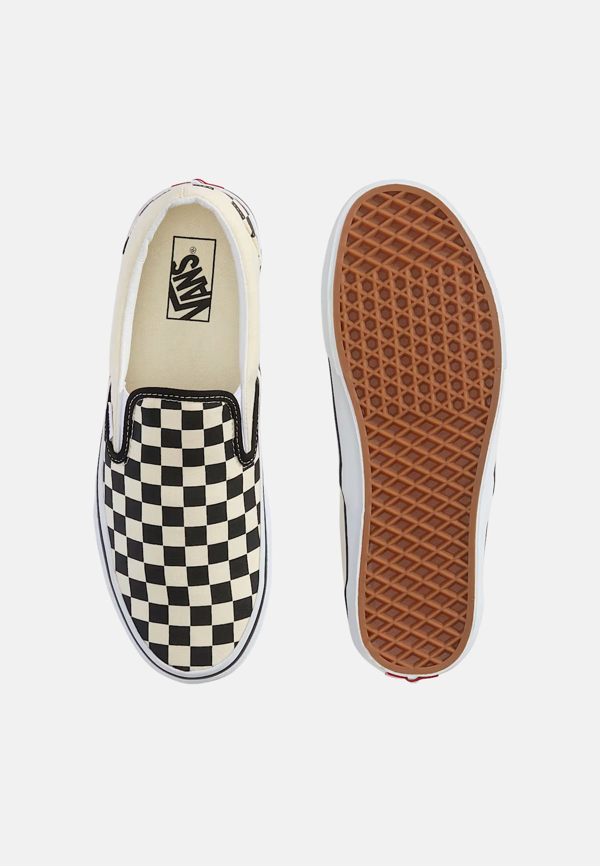 CLASSIC SLIP-ON - Blk&WhtChckerbo