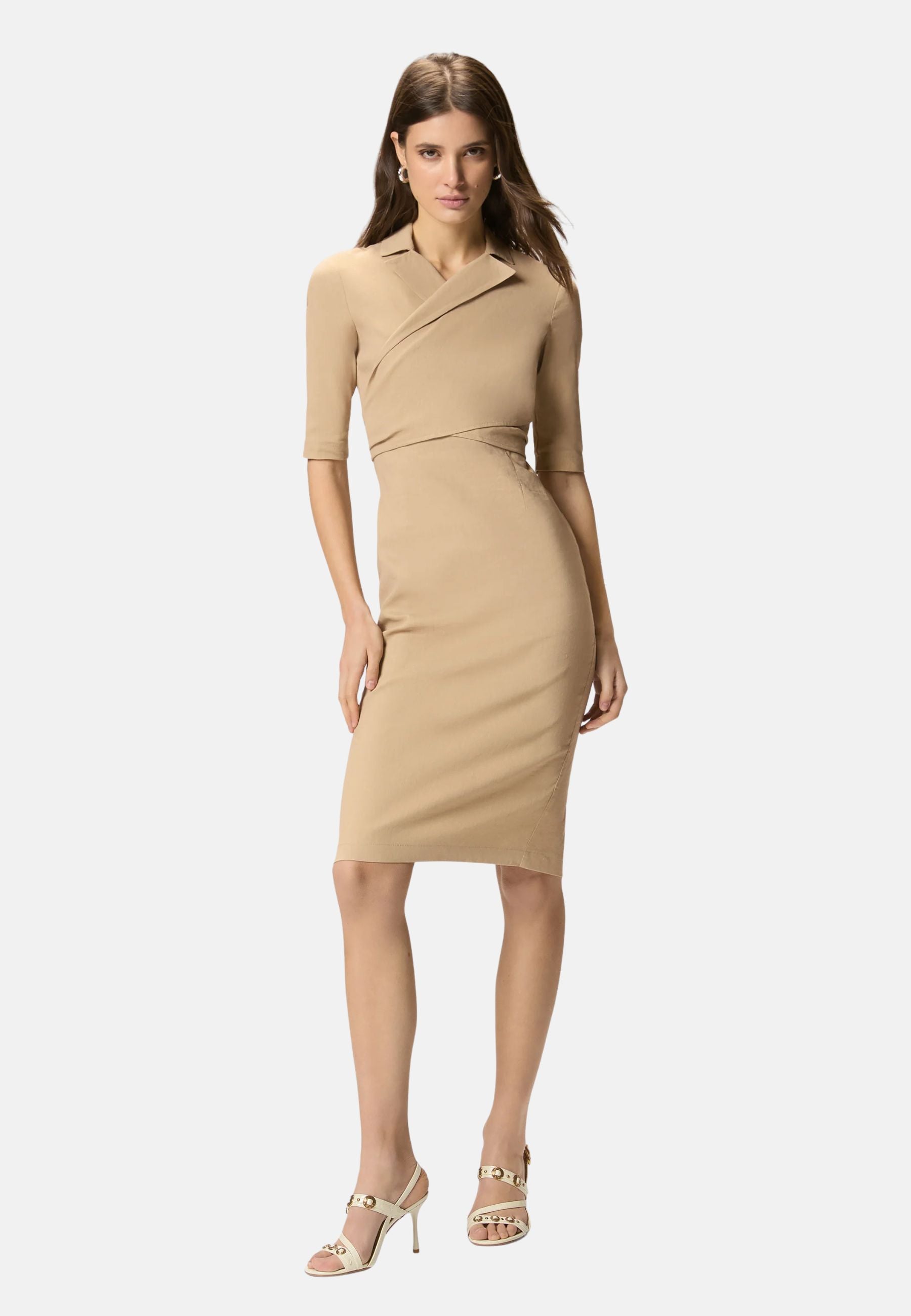 ALLYSON ABITO LINO STRETCH - BEIGE