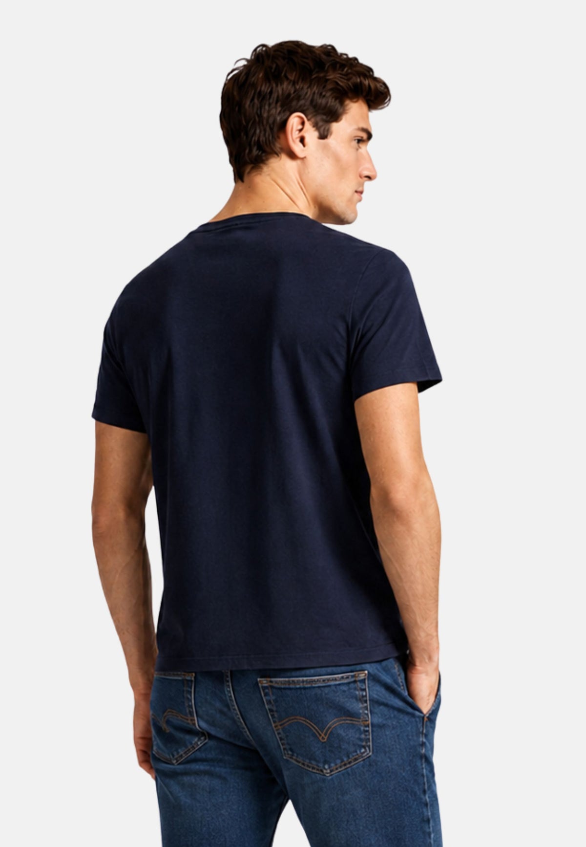 S/S CREW-SLEEP-TOP - NAVY