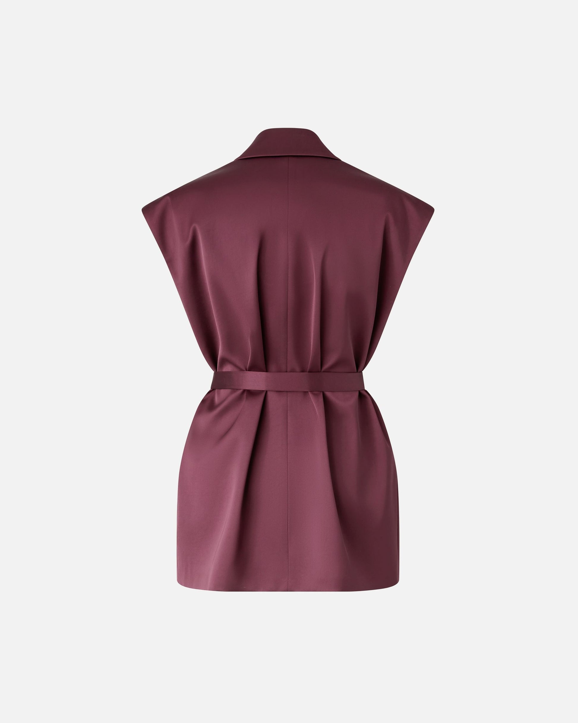 MELANZANA GIACCA SATIN - RED