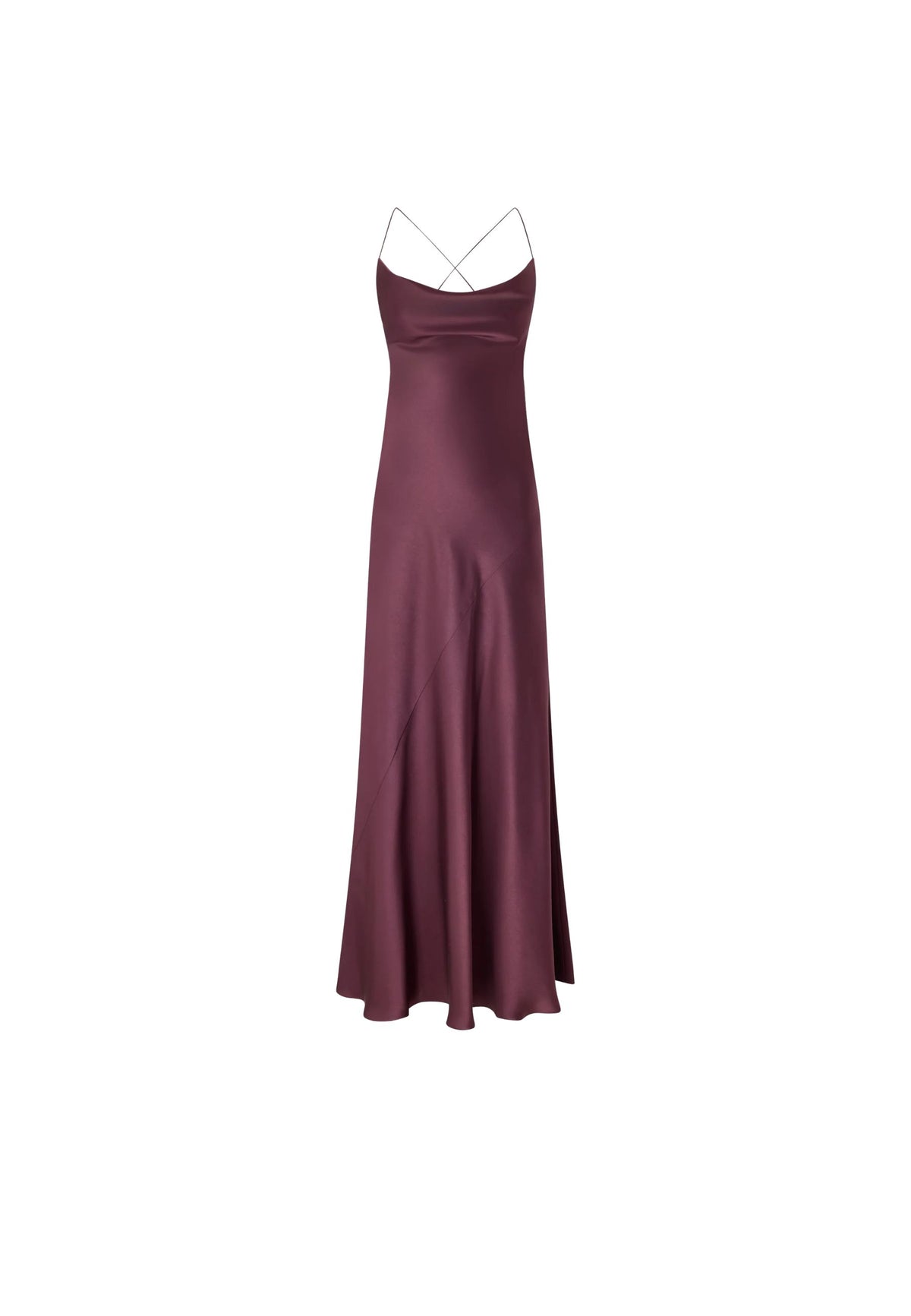 FARRO ABITO SATIN - RED