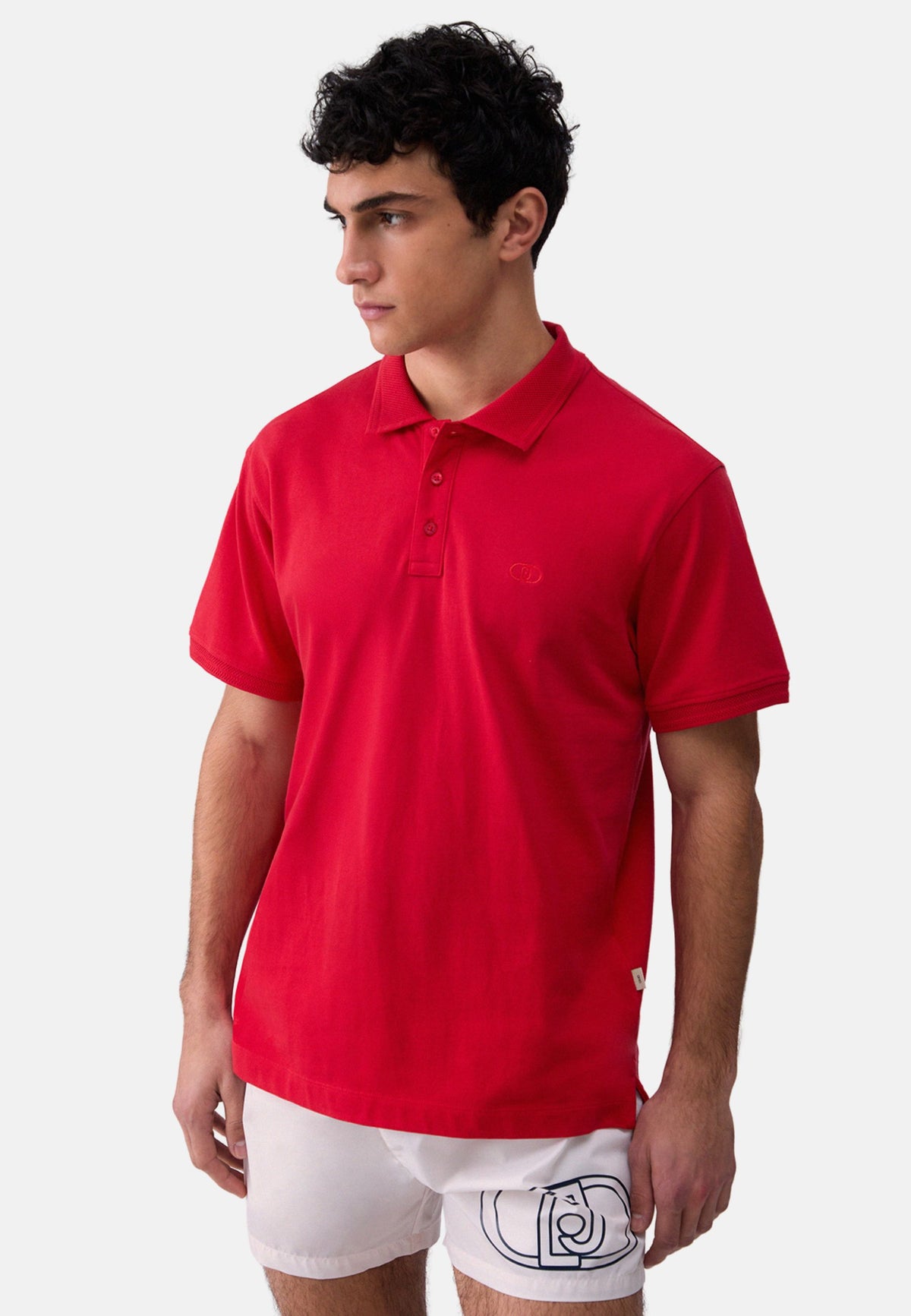 POLO POLOBORDO - ROUGE FRAMBOISE