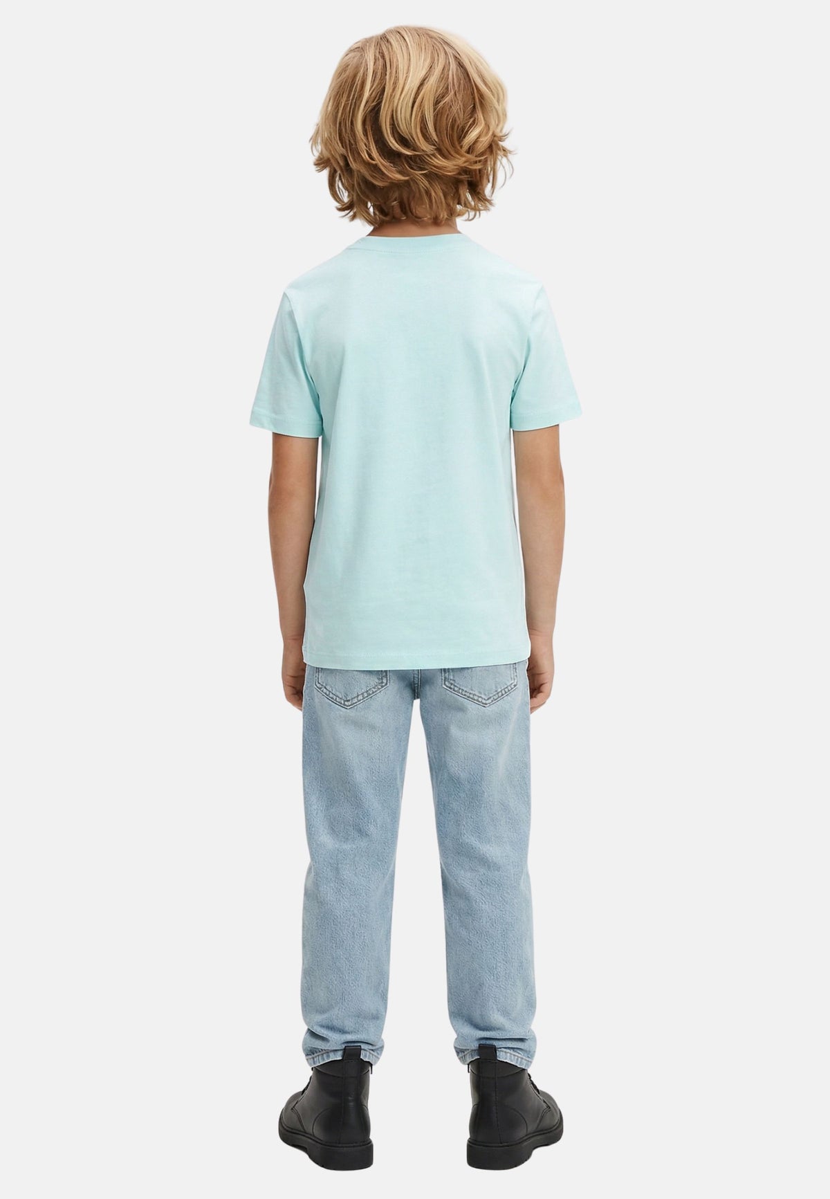 2PACK MONOGRAM TOP - BISCOTTO/AZZURRO