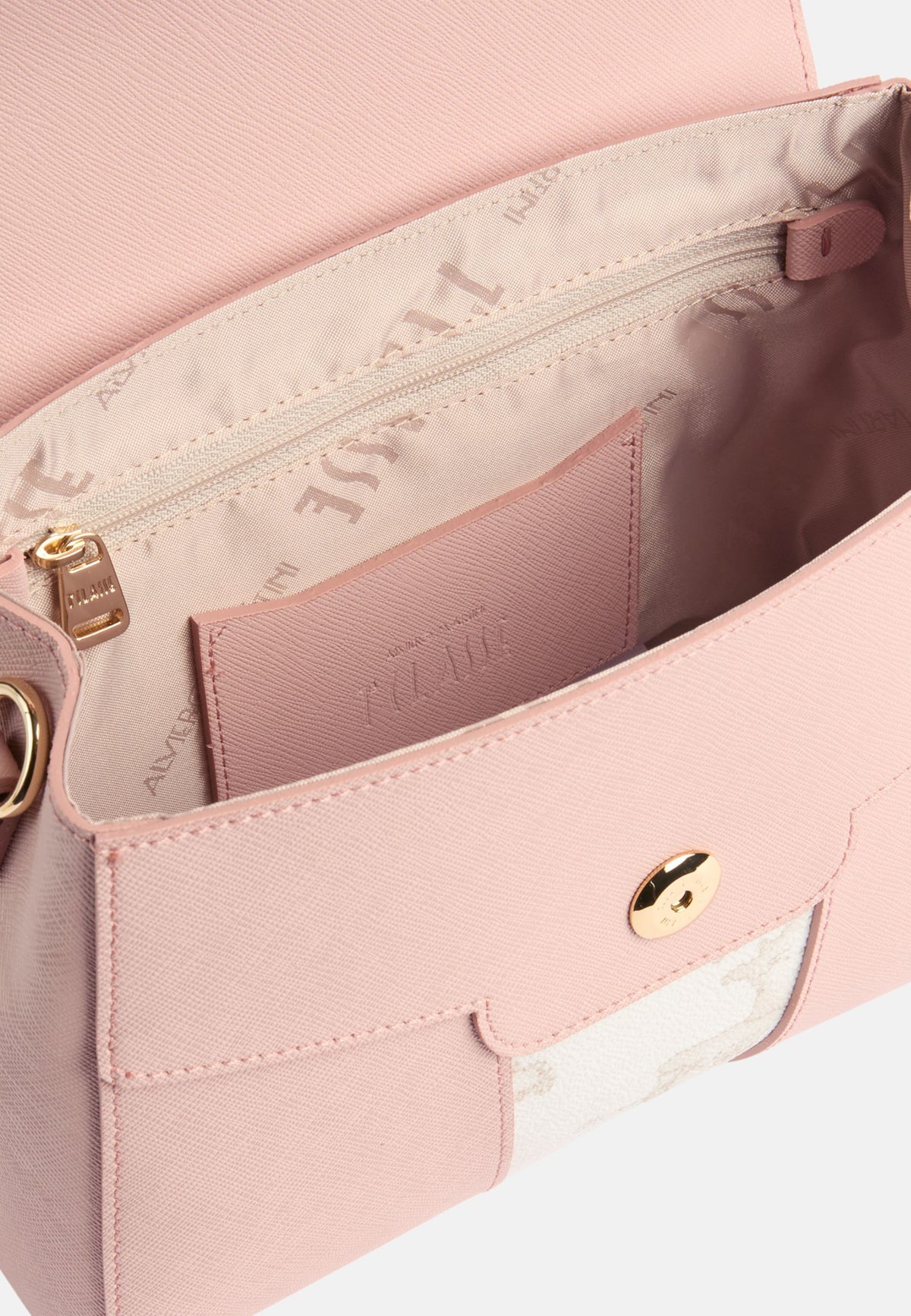 SHOULDER BAG WITH FLAP - CAMEO PINK