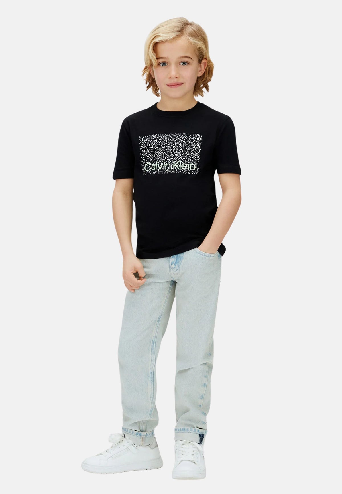 PERFORATION SS T-SHIRT - BLACK