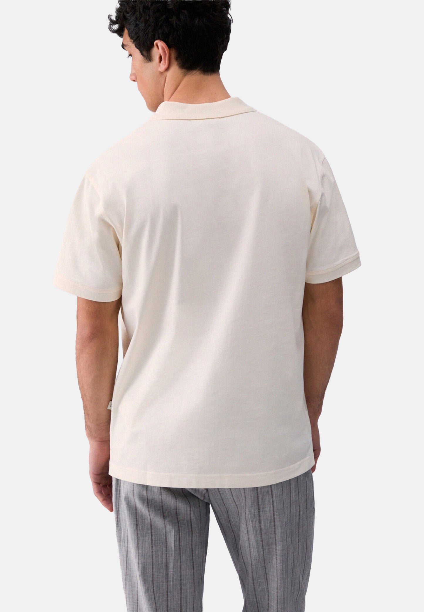 T-SHIRT BASICA M/C - avorio