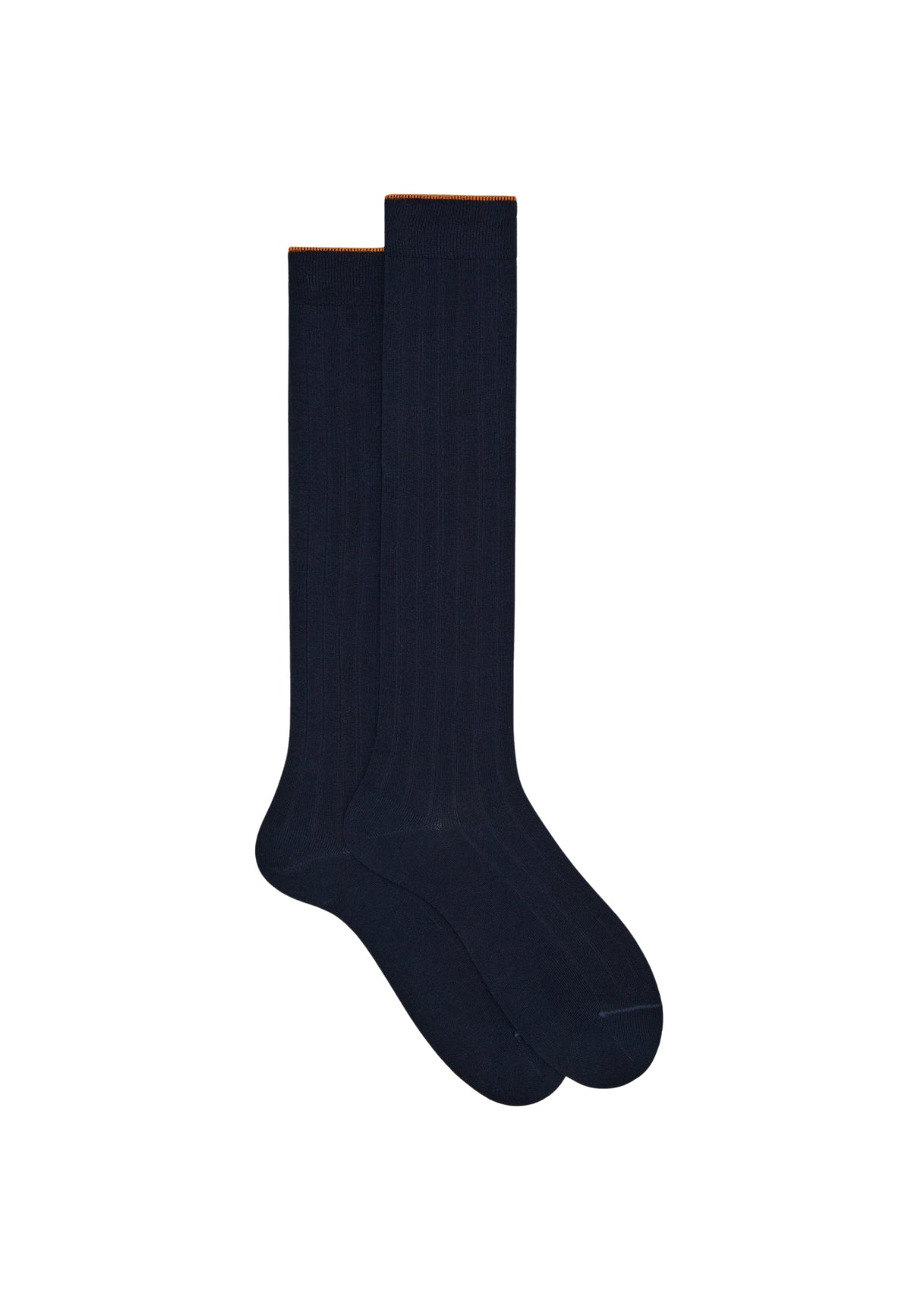 CALZINO LUNGO COSTA 10X2 TINTA UNITA - navy