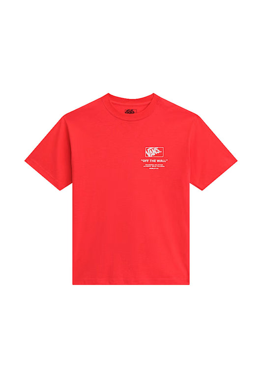 STACKED HI SS TEE - CRIMSON HAZE