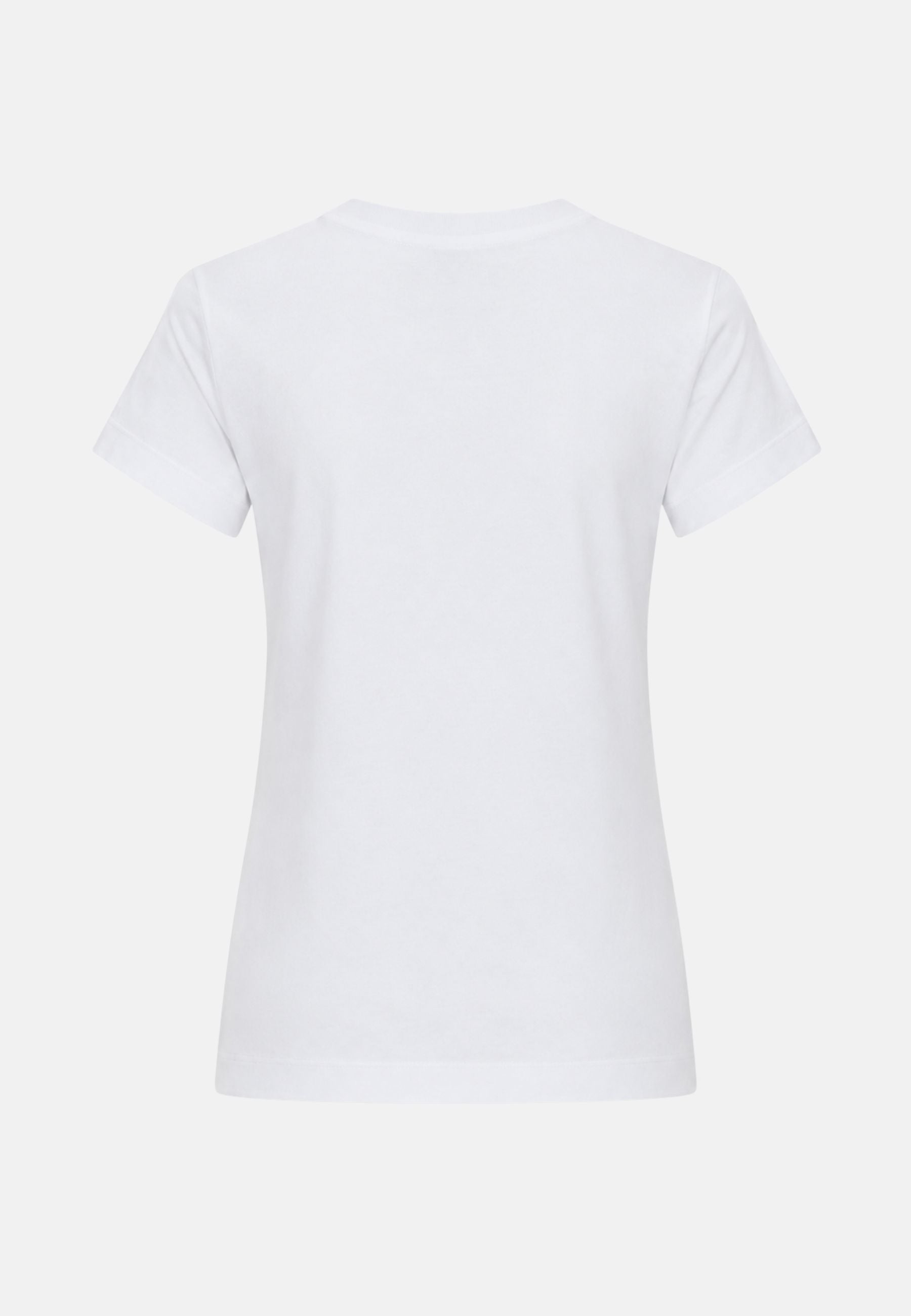 BUSSOLOTTO T-SHIRT JERSEY LOGO 3D - WHITE