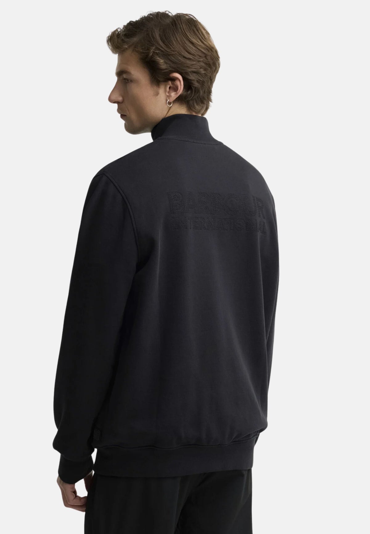 90TH ANNIVERSARY H/ZIP SWEAT - BLACK
