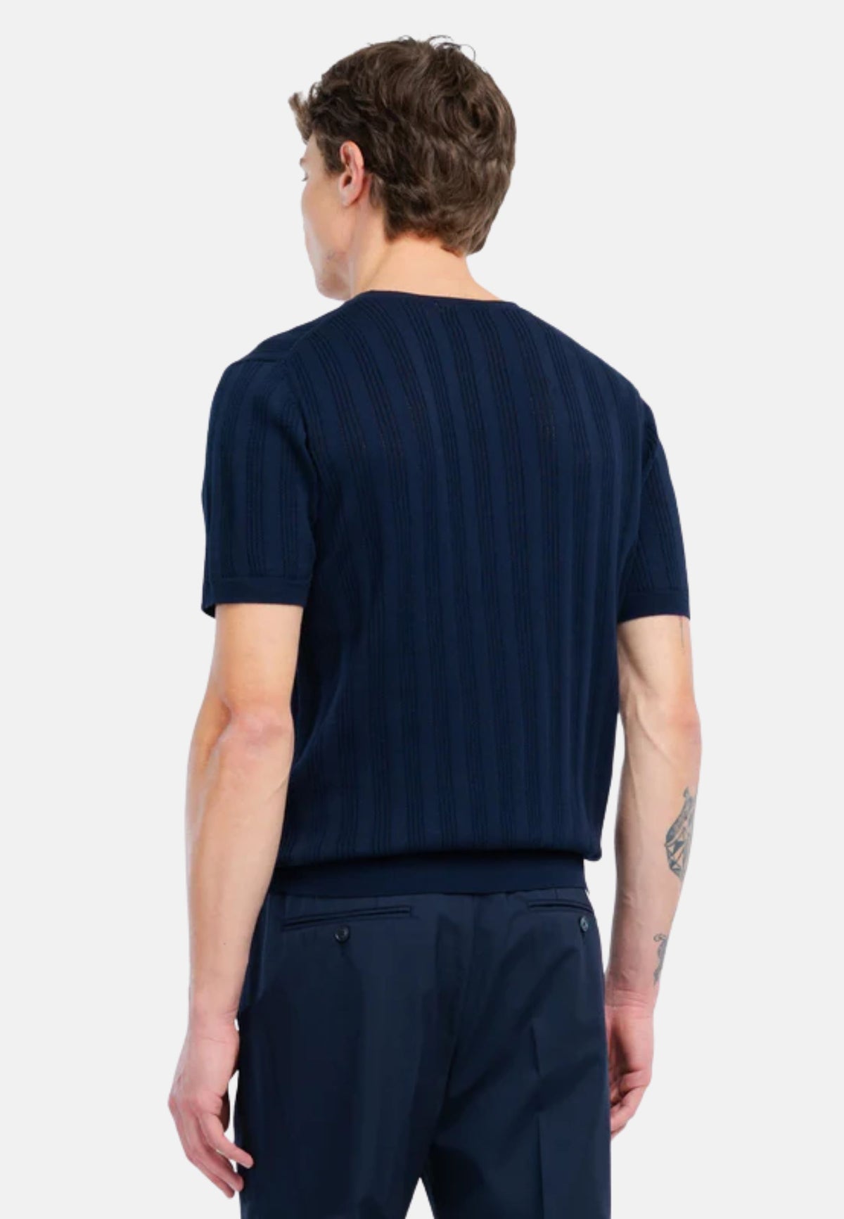 T-SHIRT M/M IN FILO - BLU