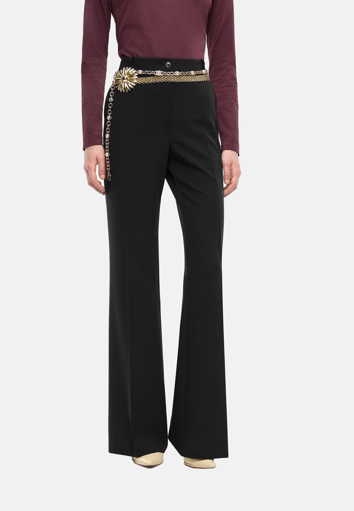 PETALO PANTALONE FLUIDO - BLACK