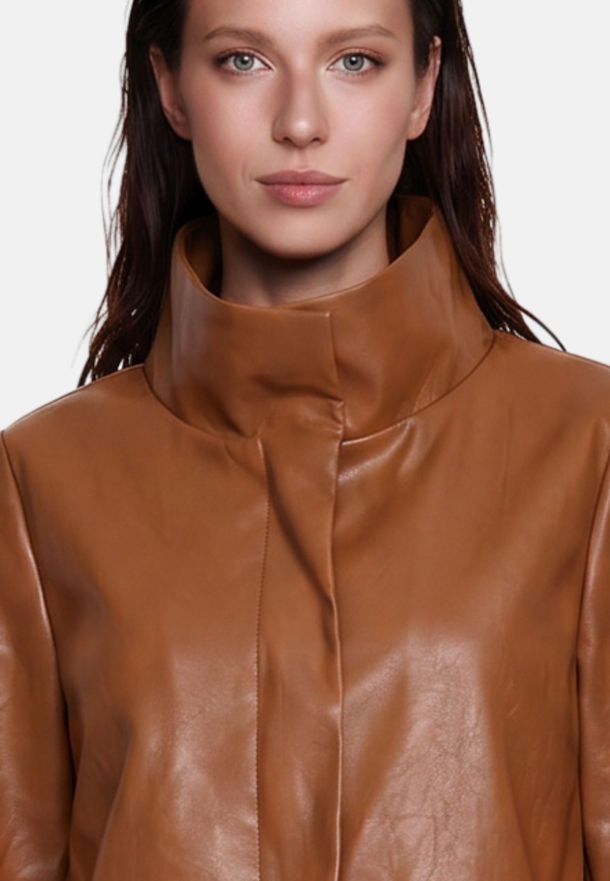 GIUBBINO ECOPELLE - DARK CHOCOLATE