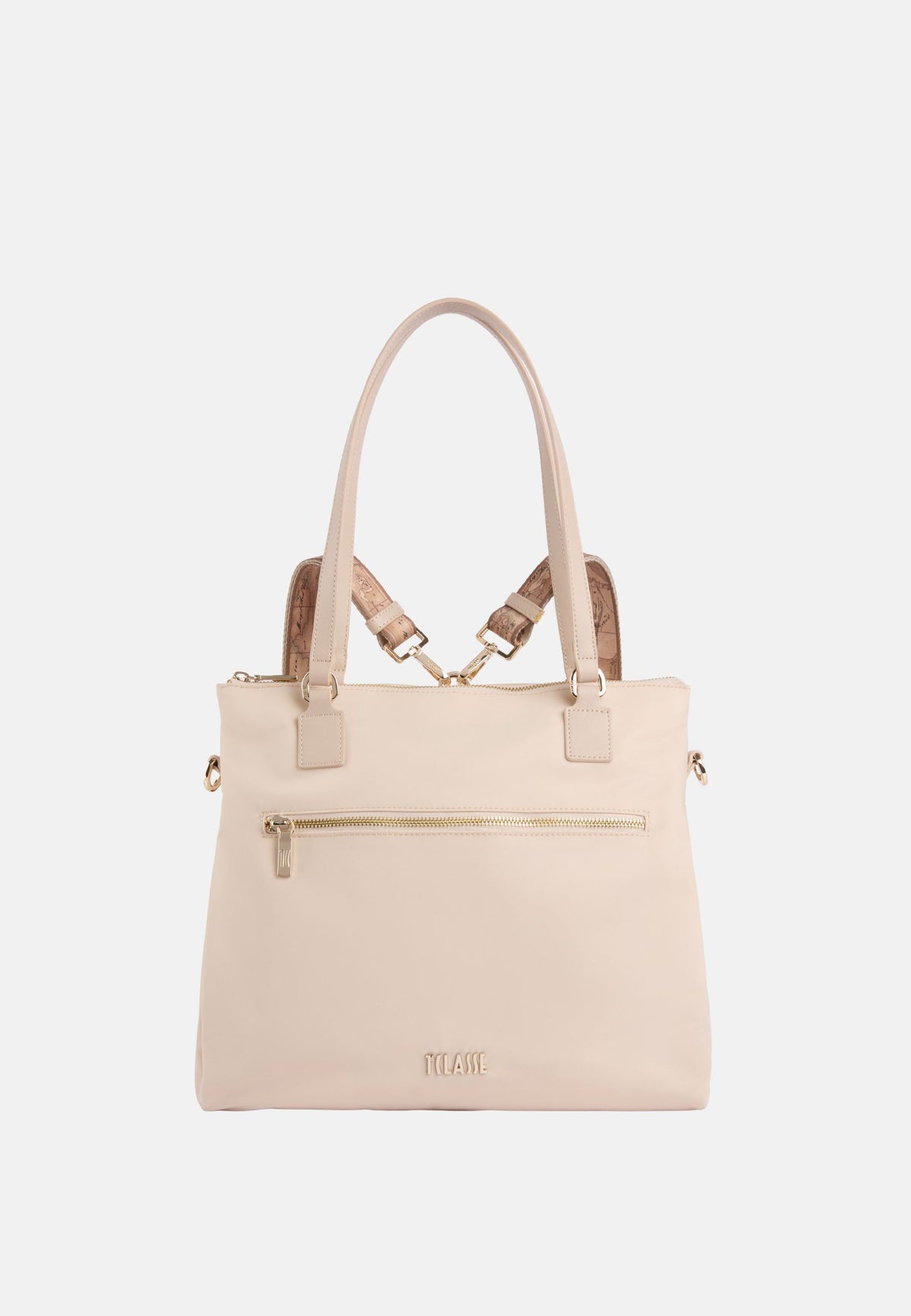 SHOPPER/ZAINO CON TRACOLLA - CHAMPAGNE