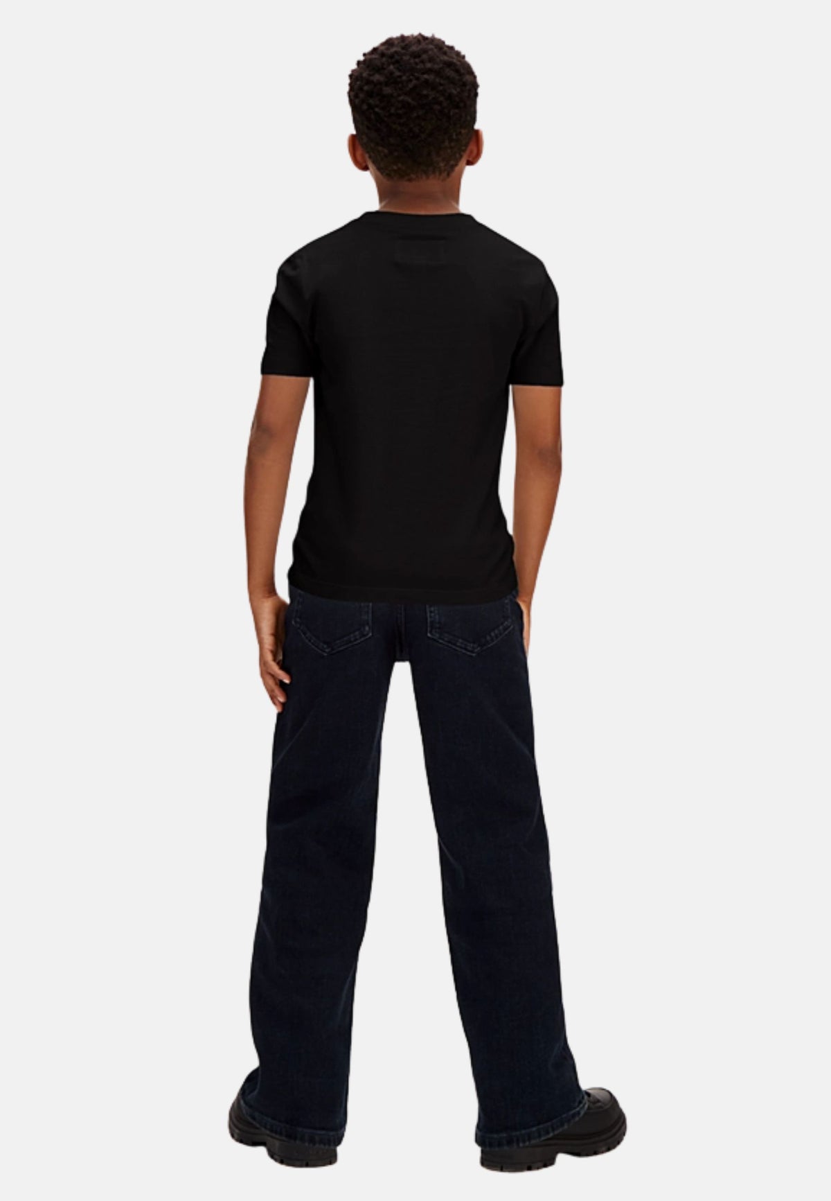 CK MONO LOGO SS T-SHIRT - BLACK