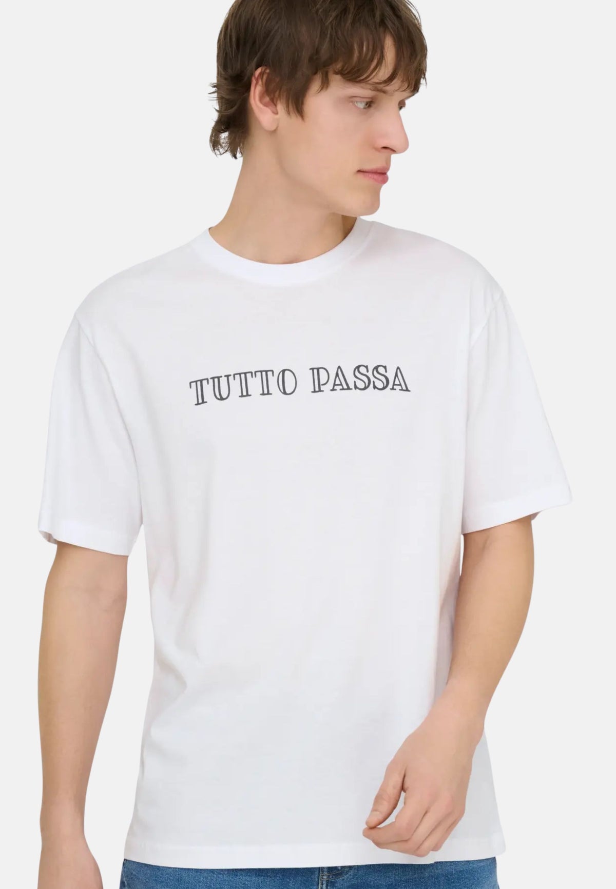 ONSALEX PASSA RLX SS TEE - BRIGHT WHITE/TUTTO PASS