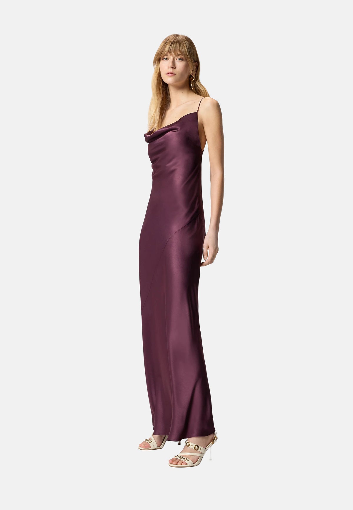 FARRO ABITO SATIN - RED