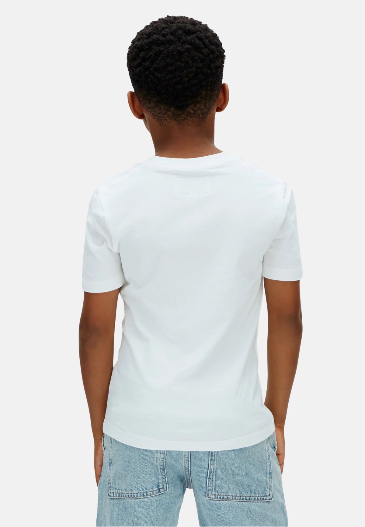 STACKED LOGO SS T-SHIRT - WHITE