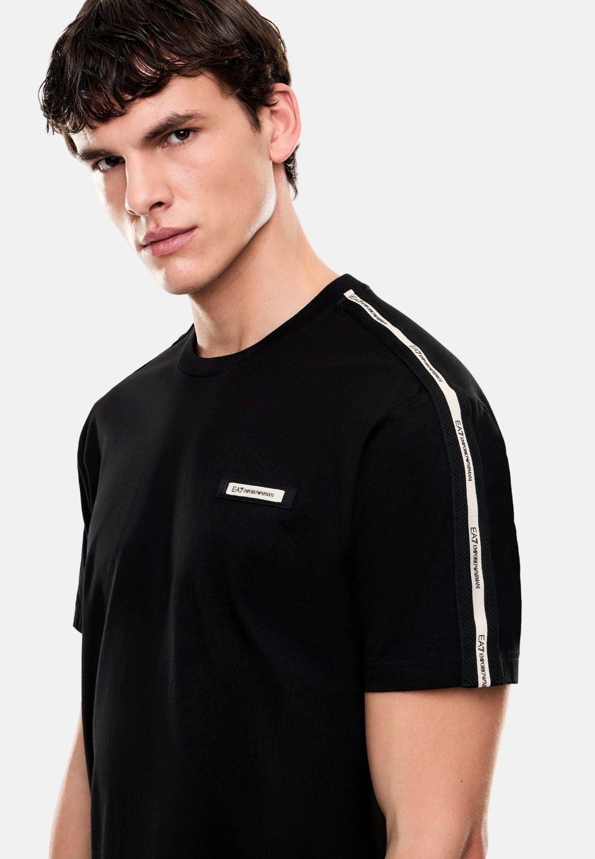 MAN JERSEY T-SHIRT - BLACK