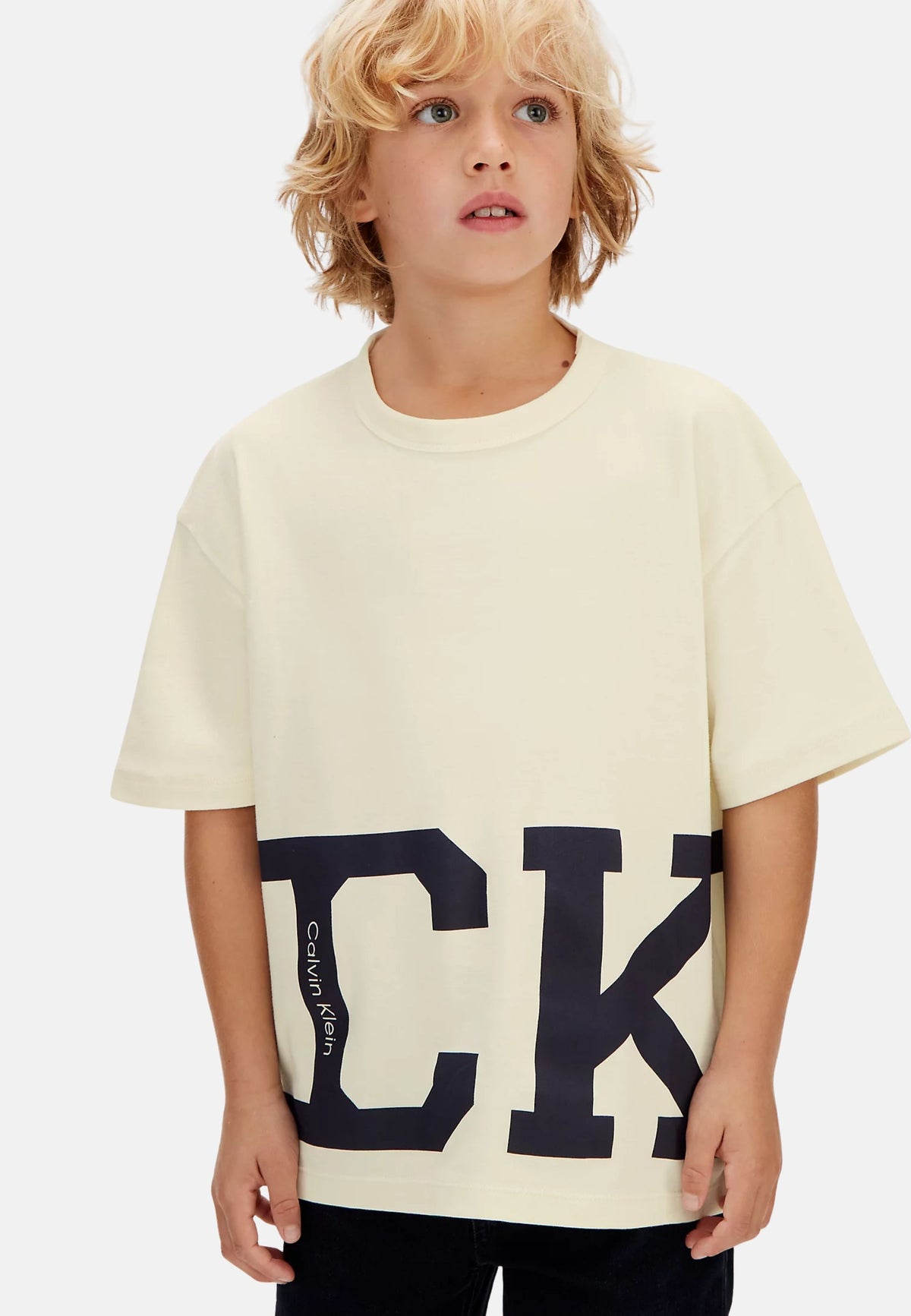 VARSITY SS T-SHIRT - AVORIO