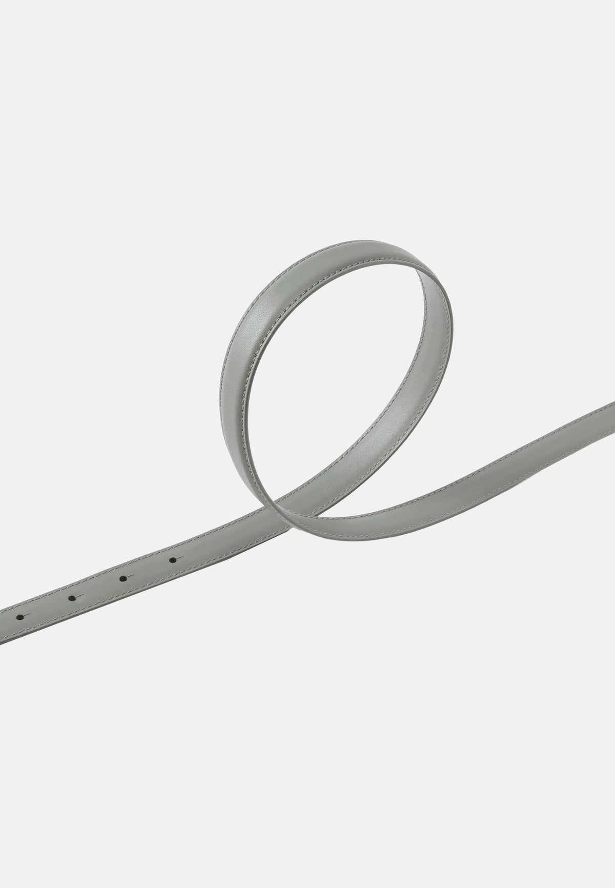 LOVE BERRY H2 BELT.LOW VITELLO SETA - GRIGIO PERLA